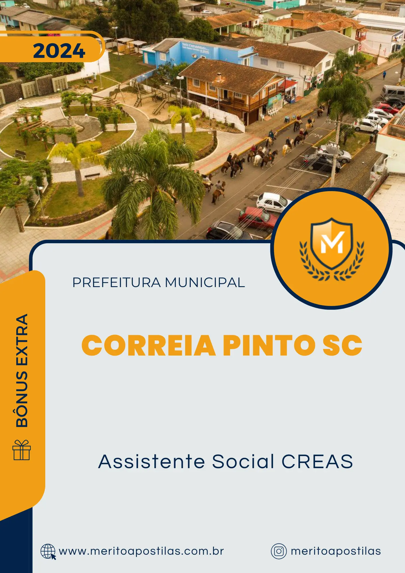 Apostila Assistente Social CREAS Prefeitura de Correia Pinto SC 2024