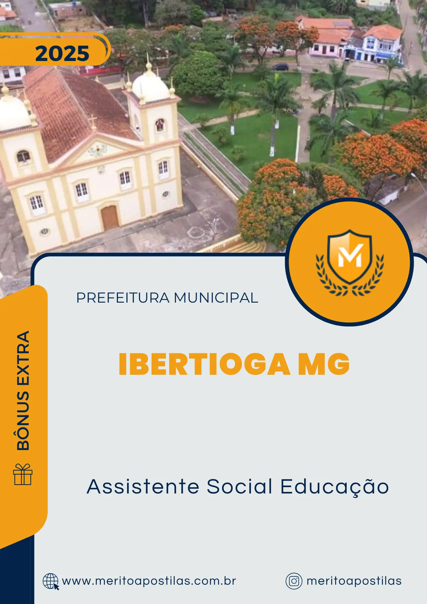 Apostila Assistente Social Educação Prefeitura de Ibertioga MG 2025