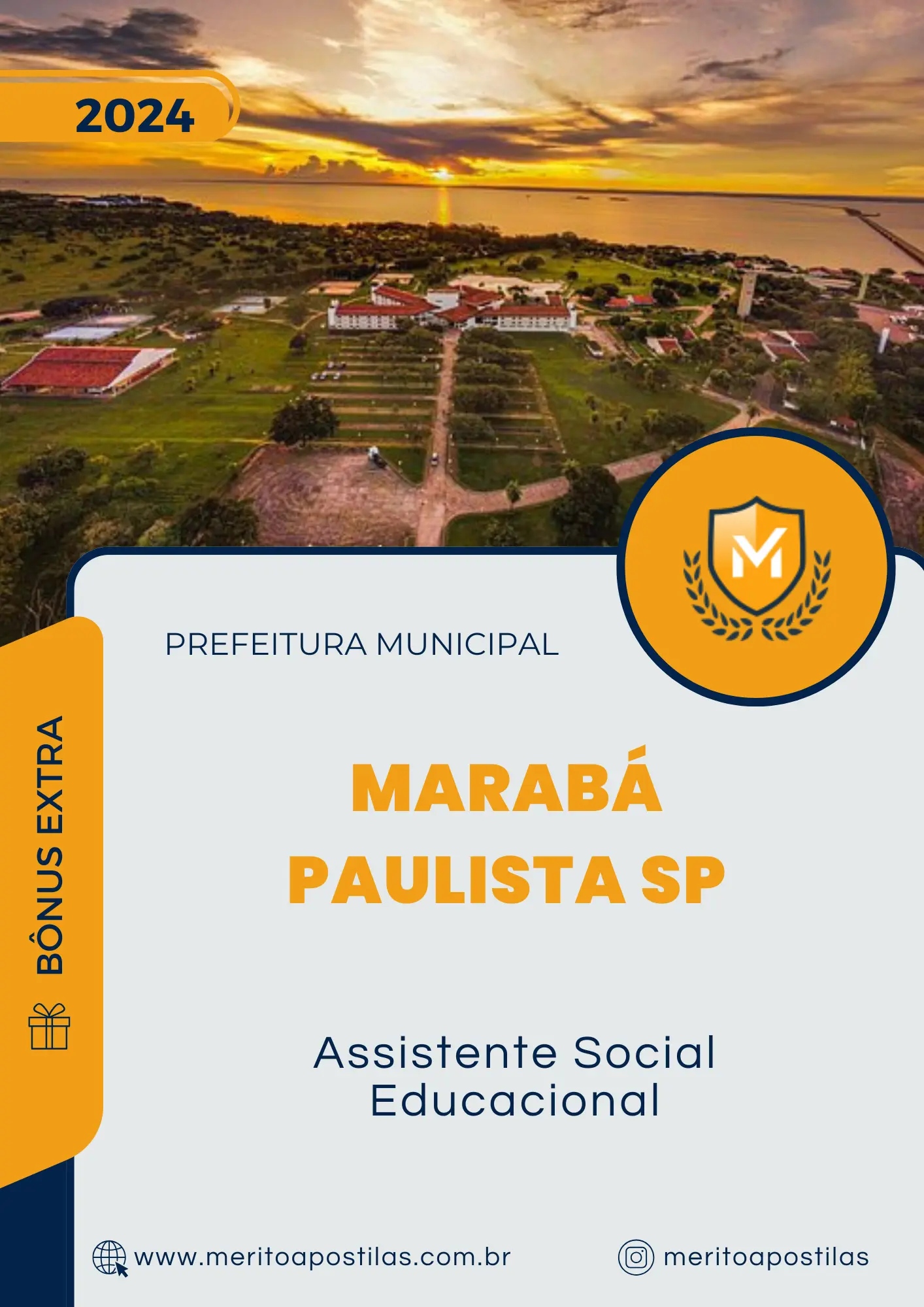 Apostila Assistente Social Educacional Prefeitura de Marabá Paulista SP 2024