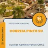 Apostila Auxiliar Administrativo CRAS Prefeitura de Correia Pinto SC 2024