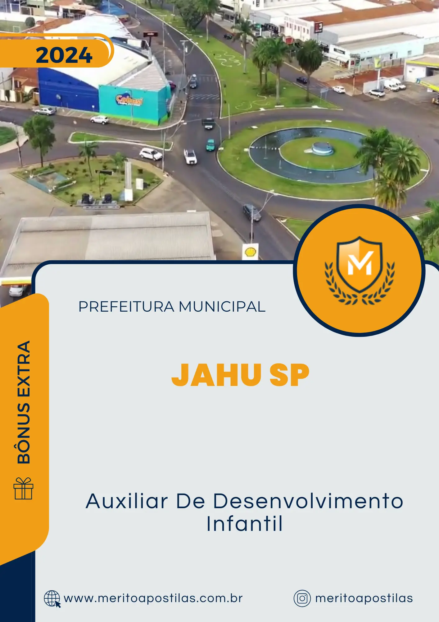 Apostila Auxiliar De Desenvolvimento Infantil Prefeitura de Jahu SP 2024