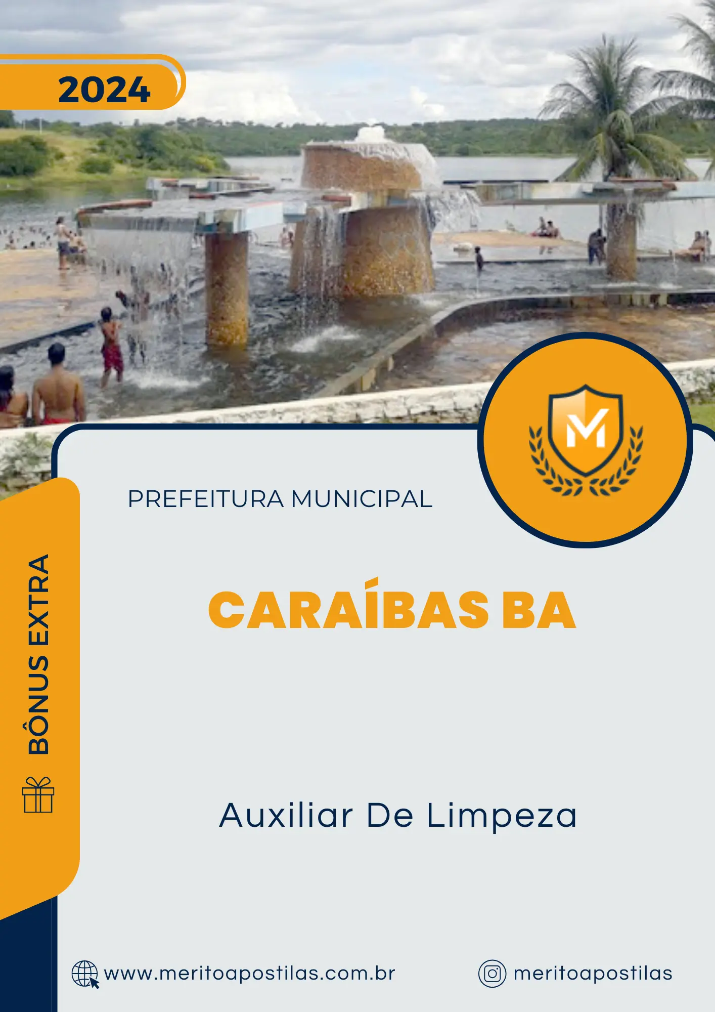 Apostila Auxiliar De Limpeza Concurso Prefeitura Caraíbas BA 2024