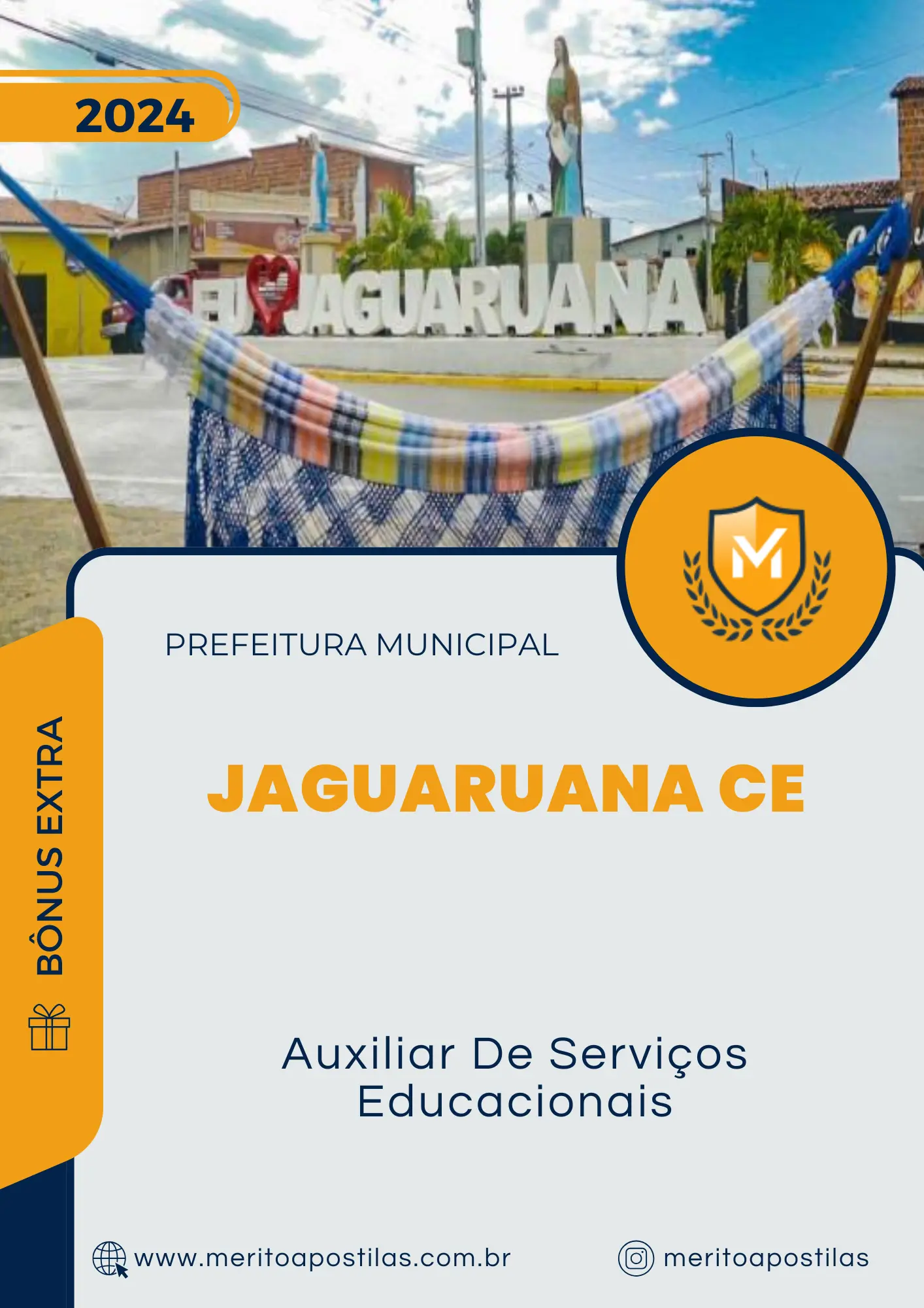 Apostila Auxiliar De Serviços Educacionais Prefeitura de Jaguaruana CE 2024