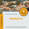Apostila Auxiliar De Serviços Gerais Prefeitura de Ipueiras TO 2024