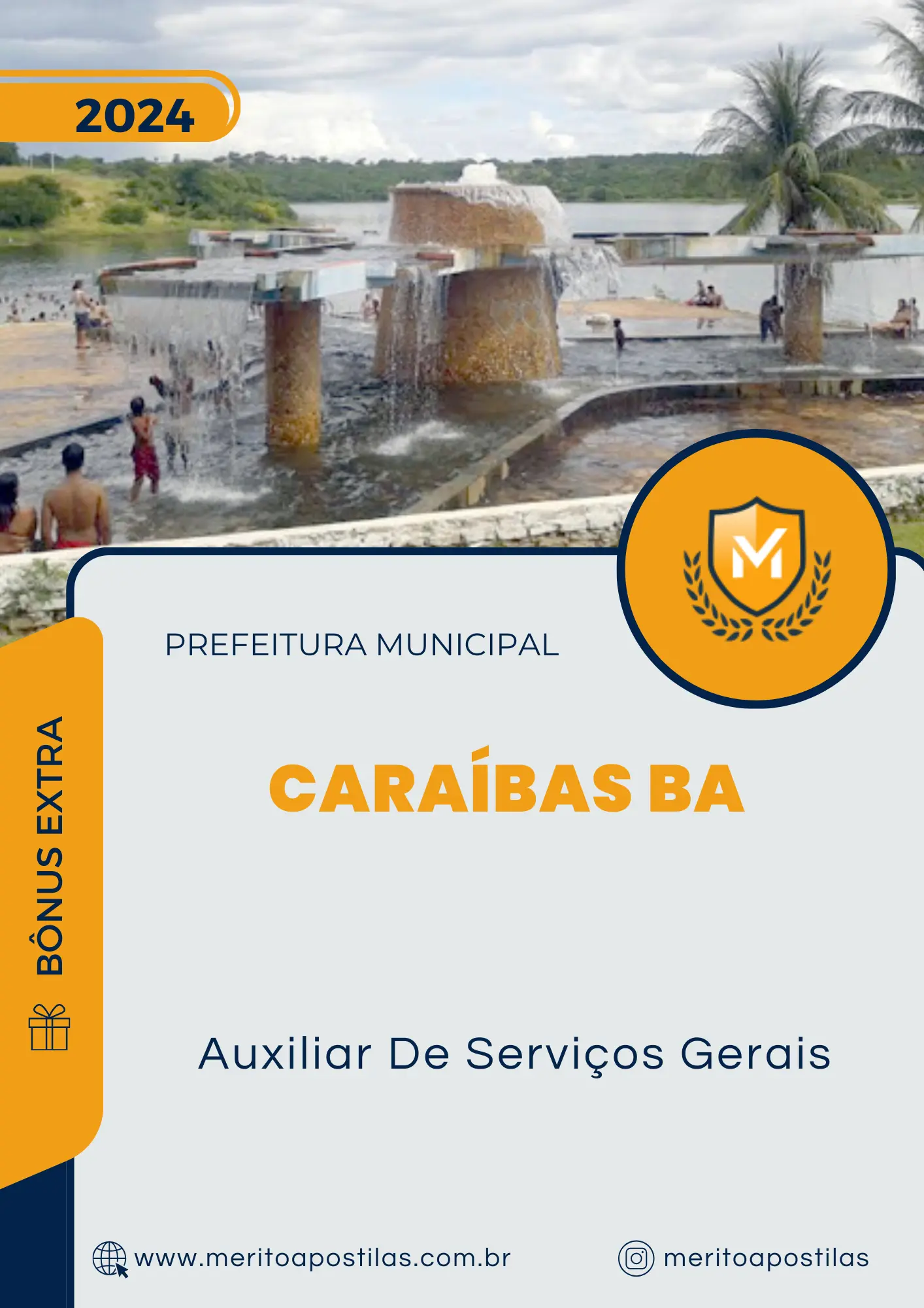 Apostila Auxiliar De Serviços Gerais Concurso Prefeitura Caraíbas BA 2024