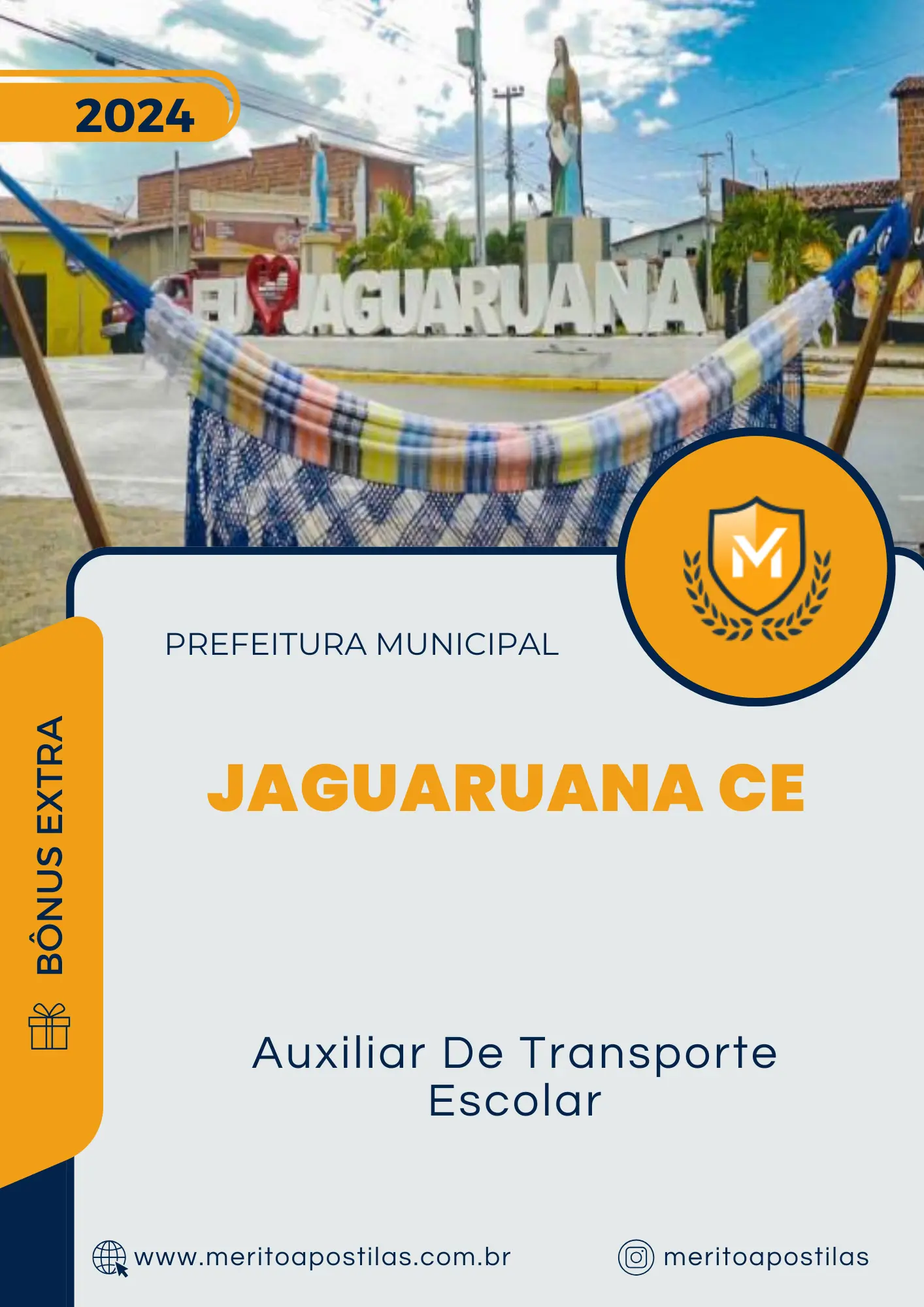 Apostila Auxiliar De Transporte Escolar Prefeitura de Jaguaruana CE 2024