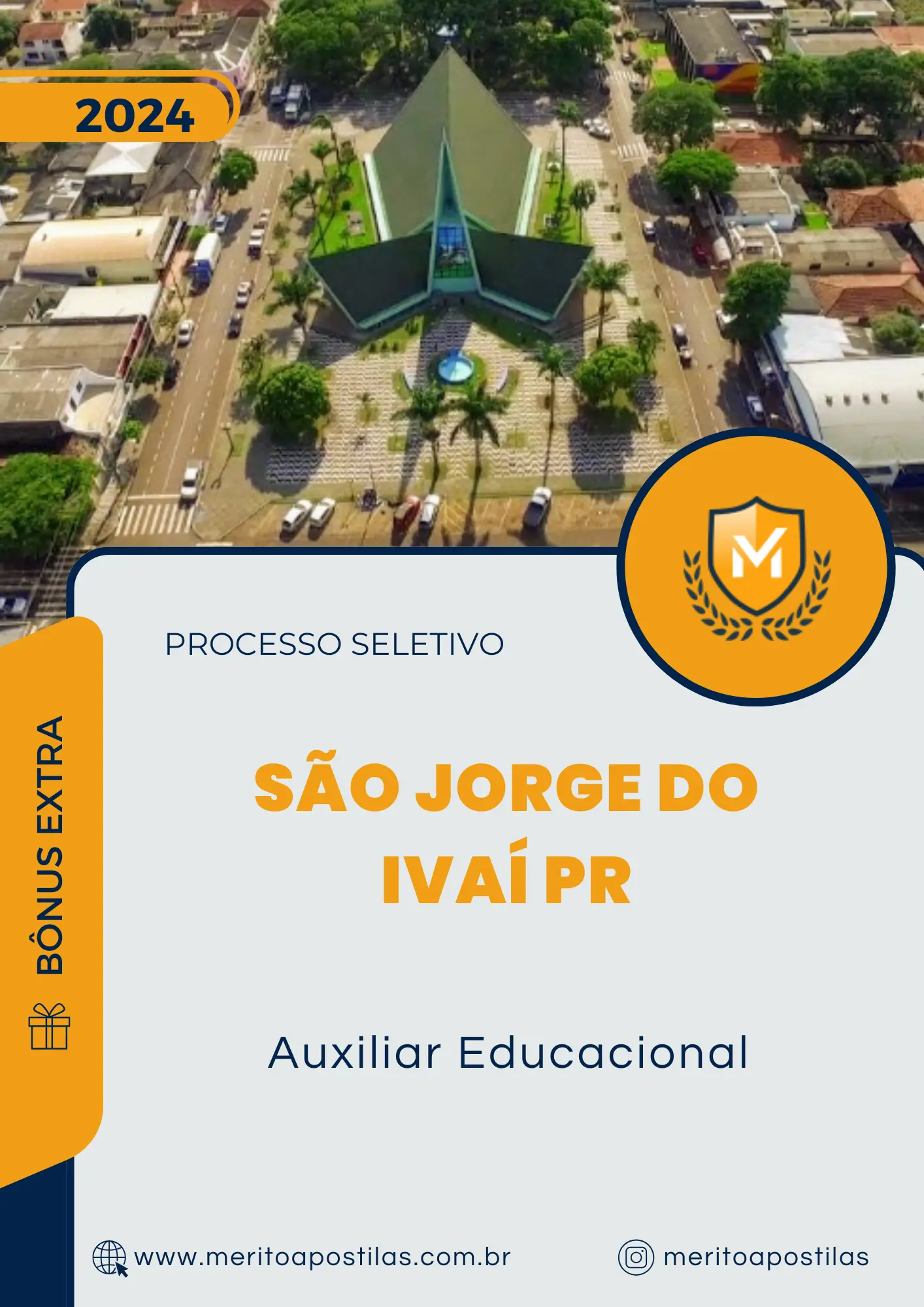 Apostila Auxiliar Educacional Processo Seletivo São Jorge do Ivaí PR 2024