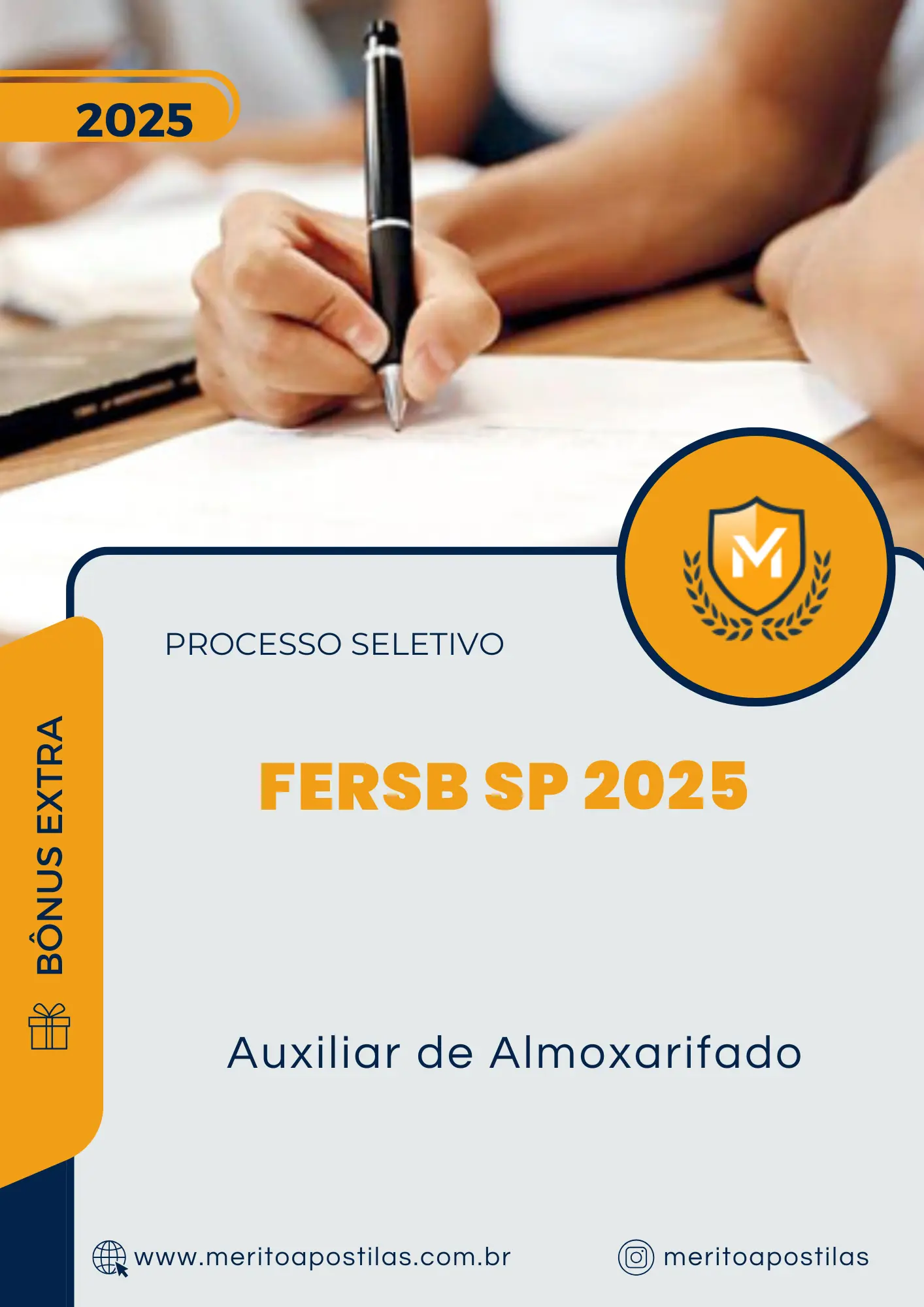 Apostila Auxiliar de Almoxarifado Processo Seletivo da FERSB SP 2024