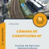 Apostila Auxiliar de Serviços Administrativos Câmara de Carapicuíba SP 2024
