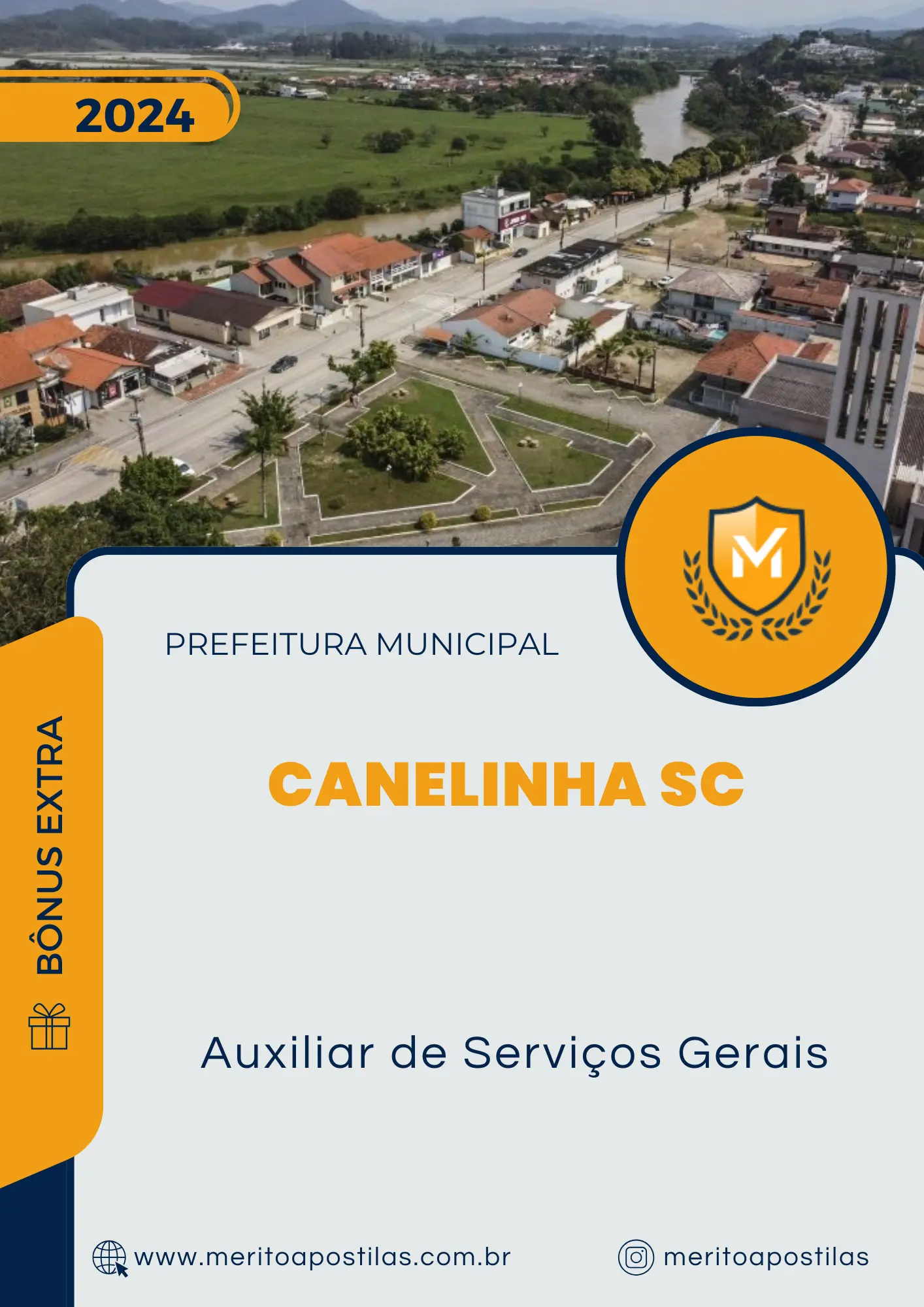 Apostila Auxiliar de Serviços Gerais Prefeitura de Canelinha SC 2024