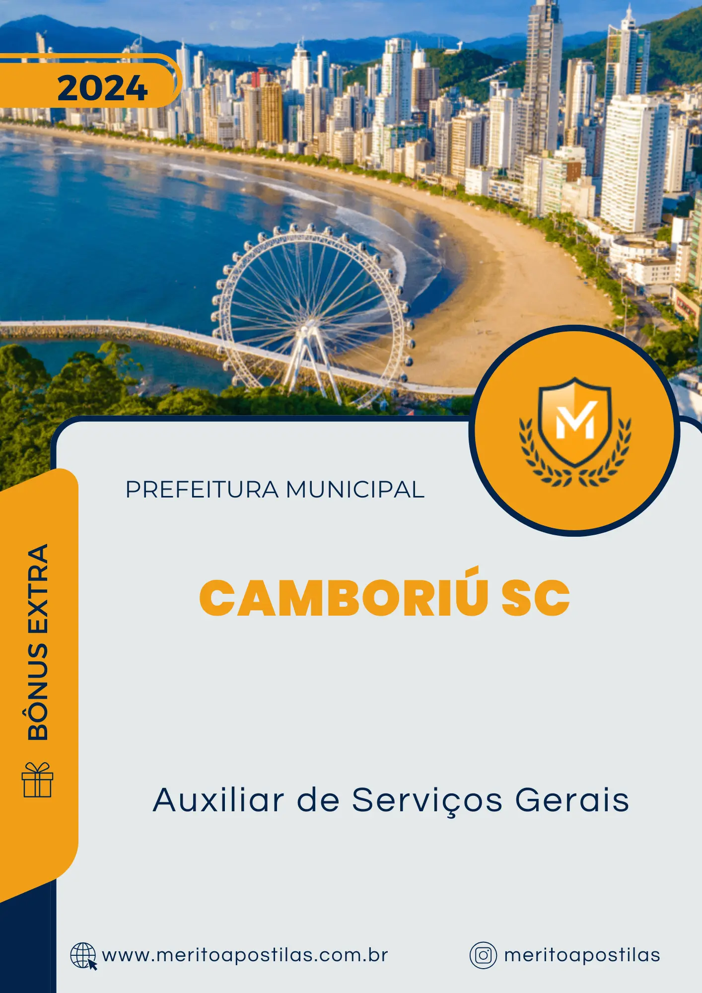 Apostila Auxiliar de Serviços Gerais Prefeitura de Camboriú SC 2024