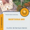 Apostila Auxiliar de Serviços Gerais Prefeitura de Ibertioga MG 2025