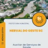 Apostila Auxiliar de Serviços de Saúde Prefeitura de Herval do Oeste SC 2024