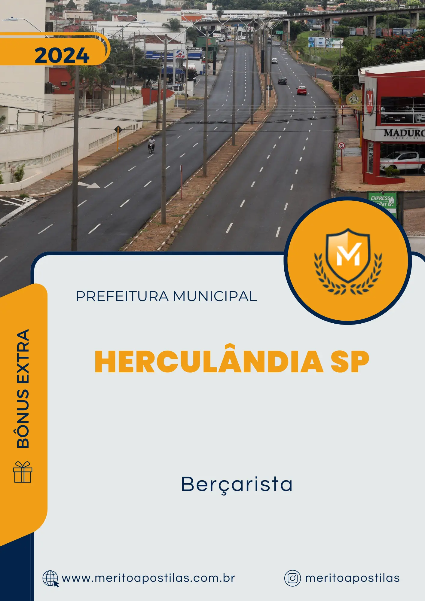 Apostila Berçarista Prefeitura de Herculândia SP 2024