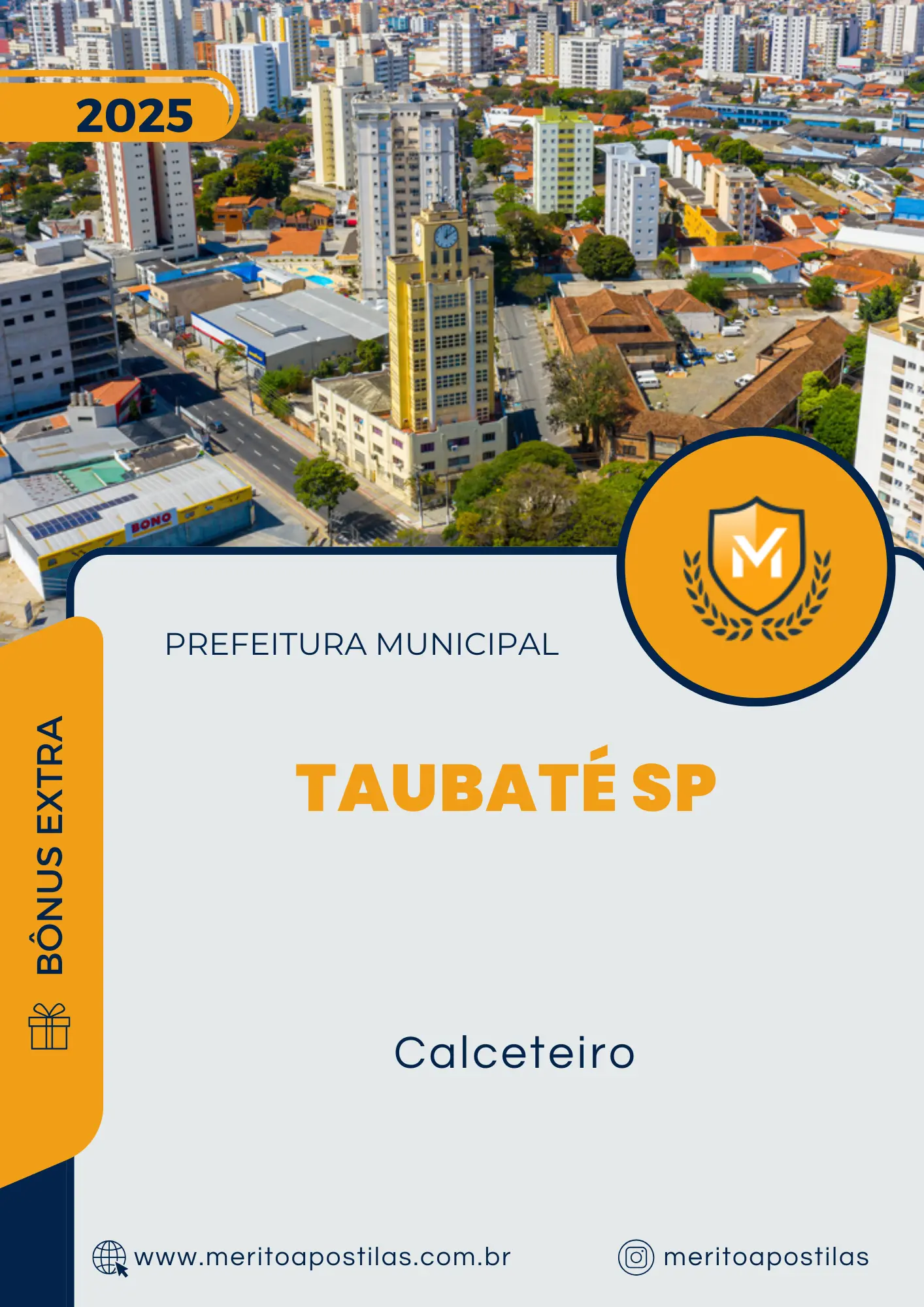 Apostila Calceteiro Prefeitura de Taubaté SP 2025