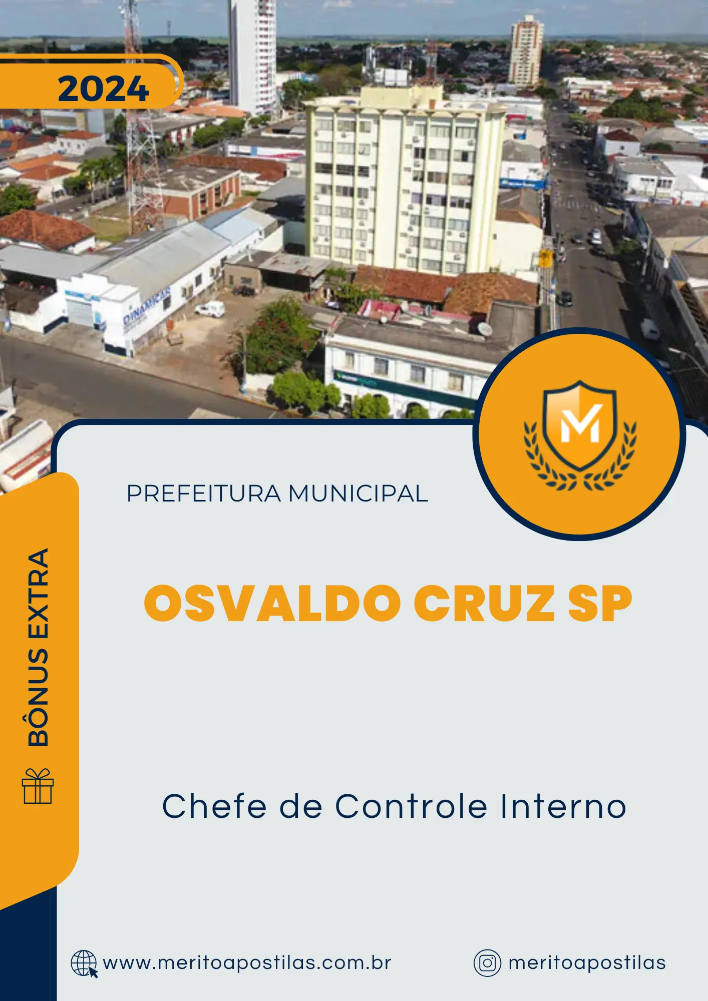 Apostila Chefe de Controle Interno Prefeitura de Osvaldo Cruz SP 2024