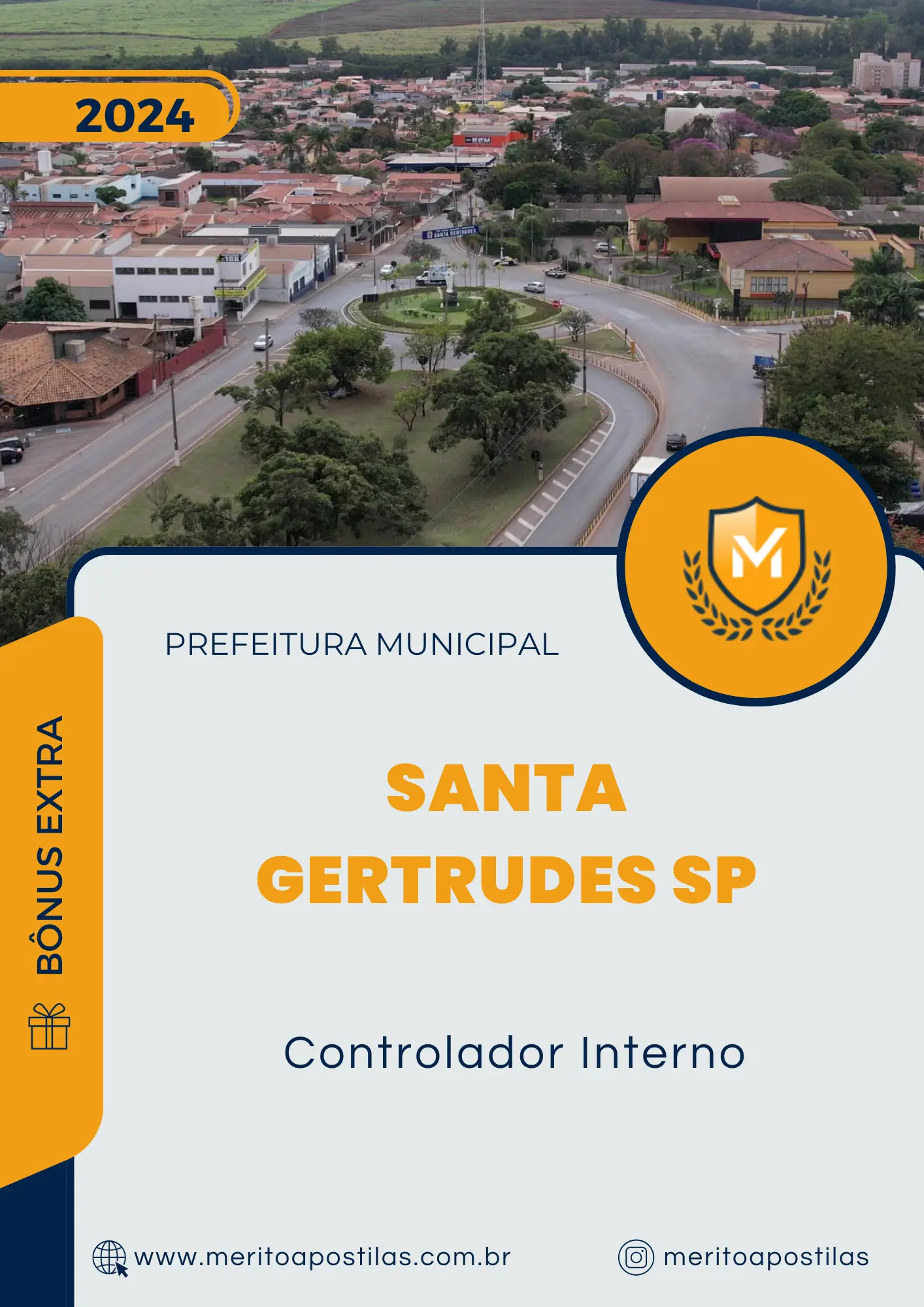 Apostila Controlador Interno Prefeitura de Santa Gertrudes SP 2025