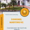 Apostila Coordenador de Controle Interno Prefeitura de Coronel Martins SC 2024