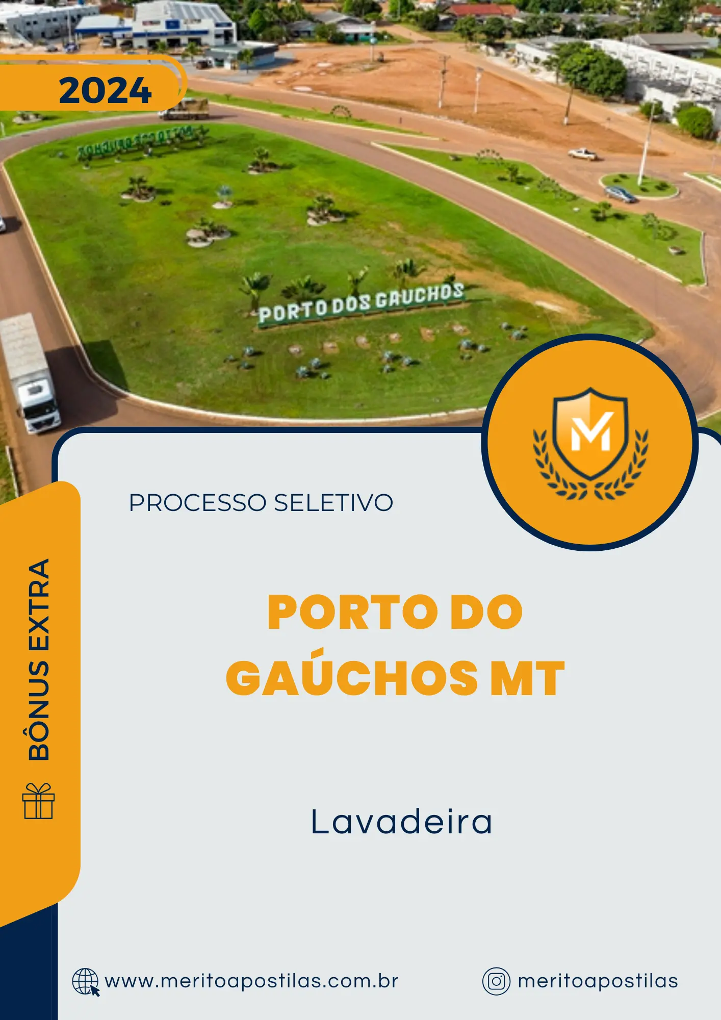 Apostila Lavadeira Processo Seletivo Porto do Gaúchos MT 2024
