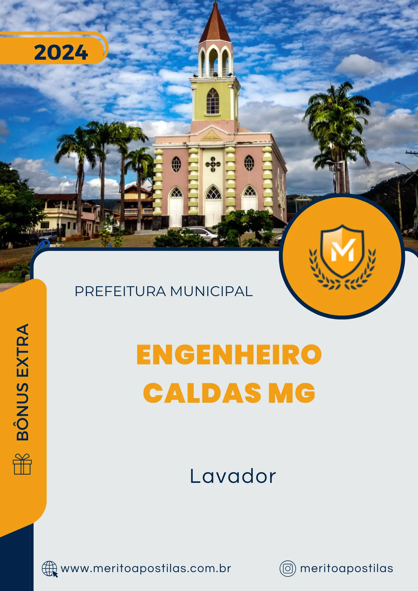 Apostila Lavador Prefeitura de Engenheiro Caldas MG 2024