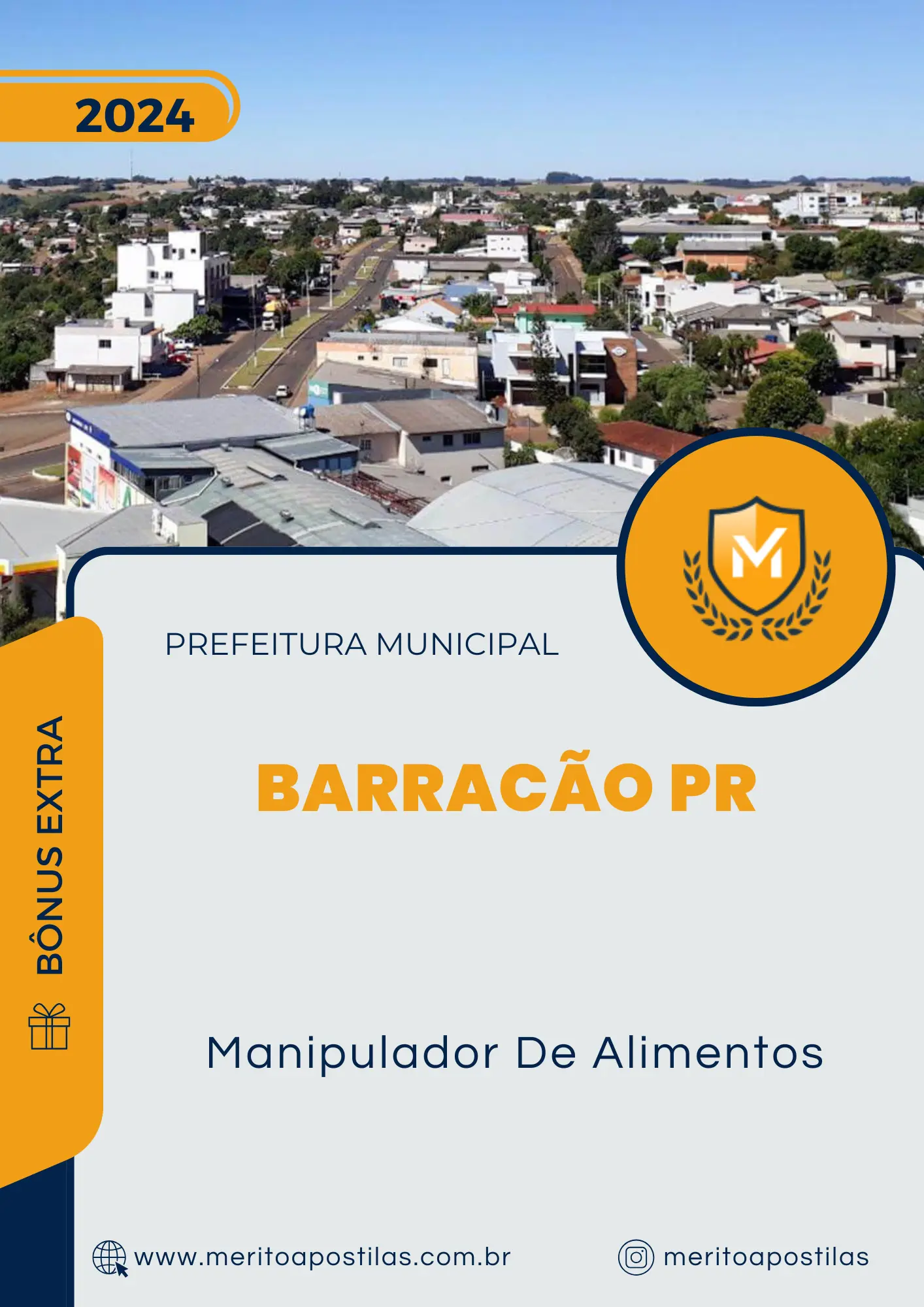 Apostila Manipulador De Alimentos Prefeitura de Barracão PR 2024