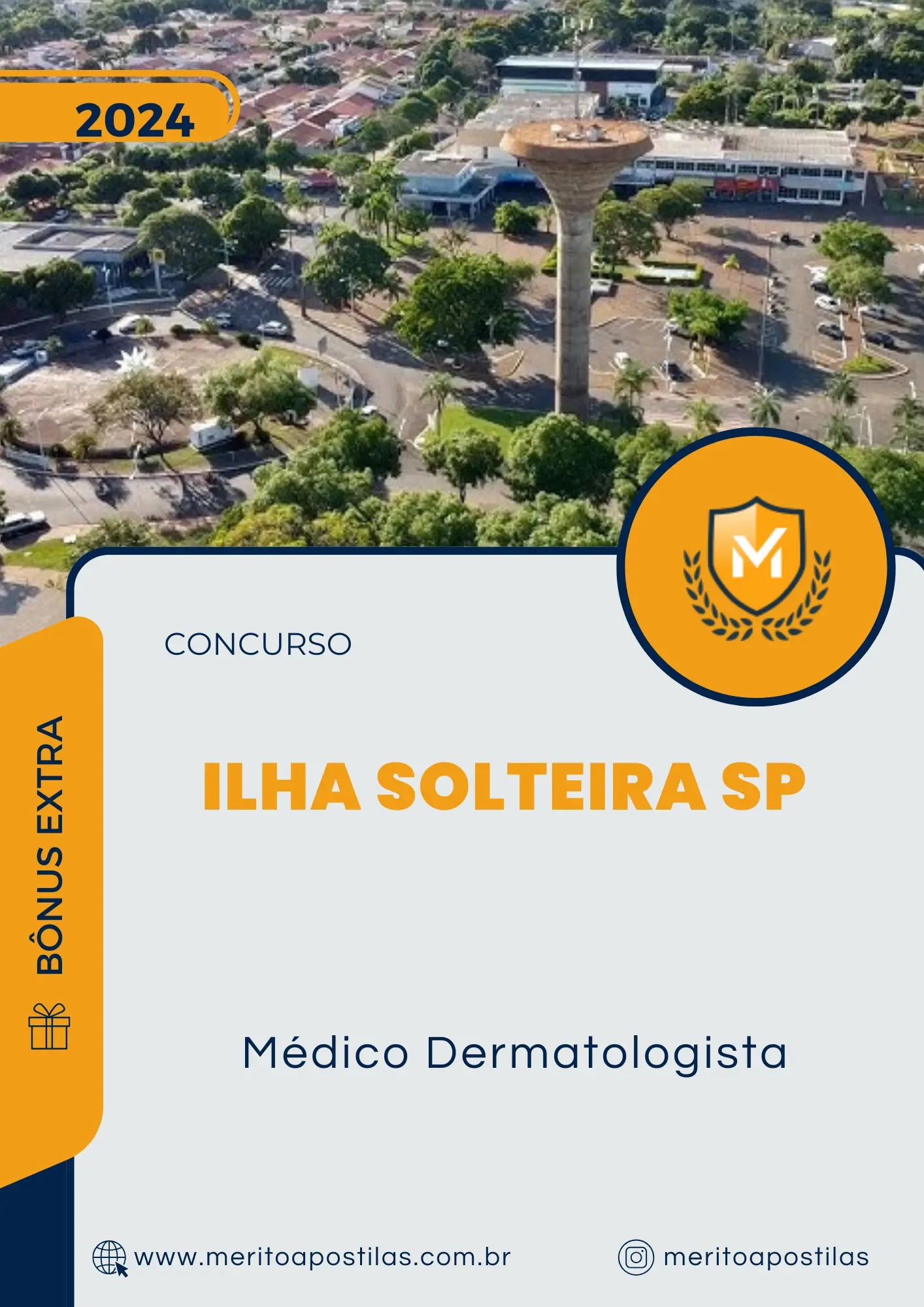 Apostila Médico Dermatologista Concurso Ilha Solteira SP 2024