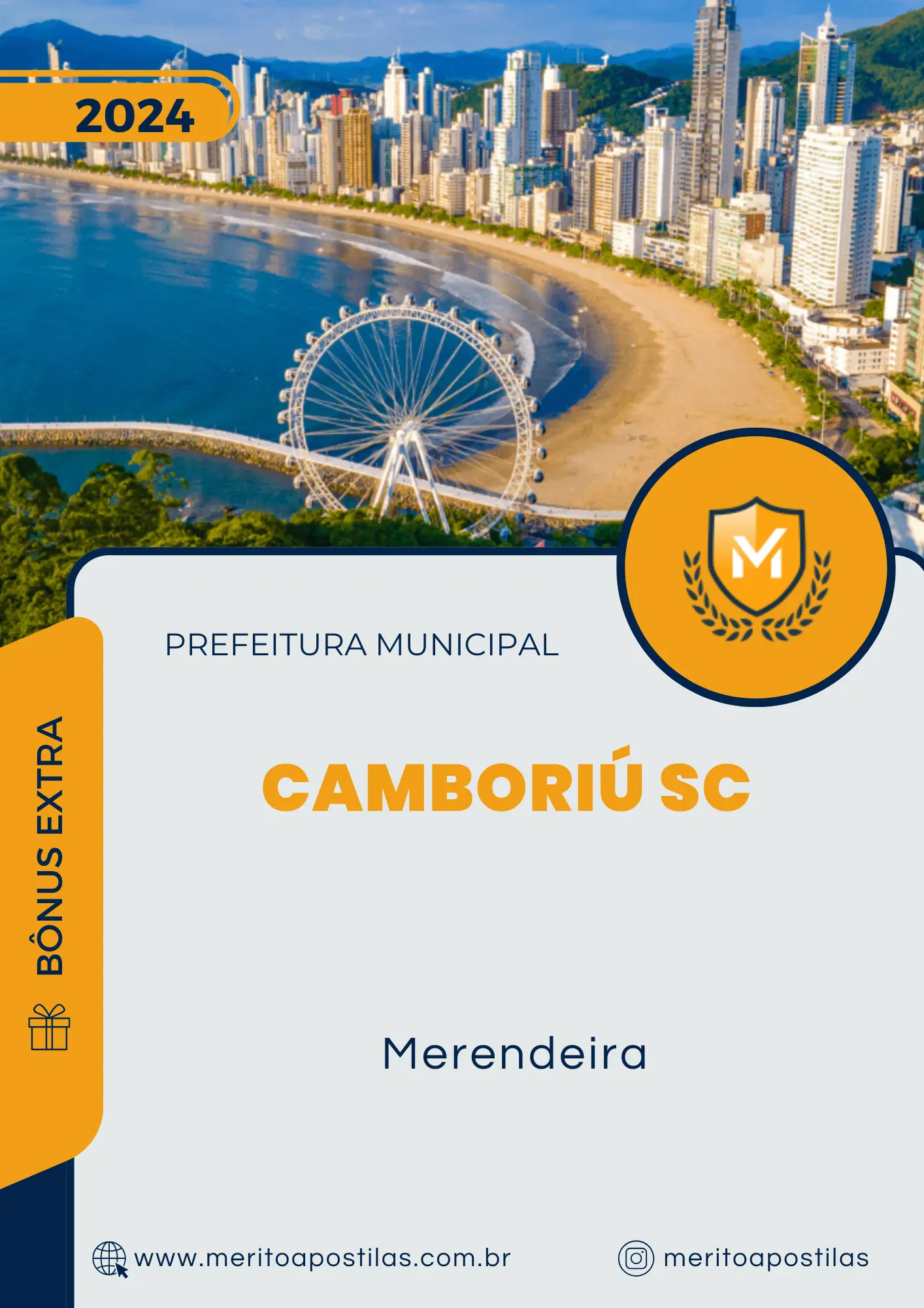 Apostila Merendeira Prefeitura de Camboriú SC 2024