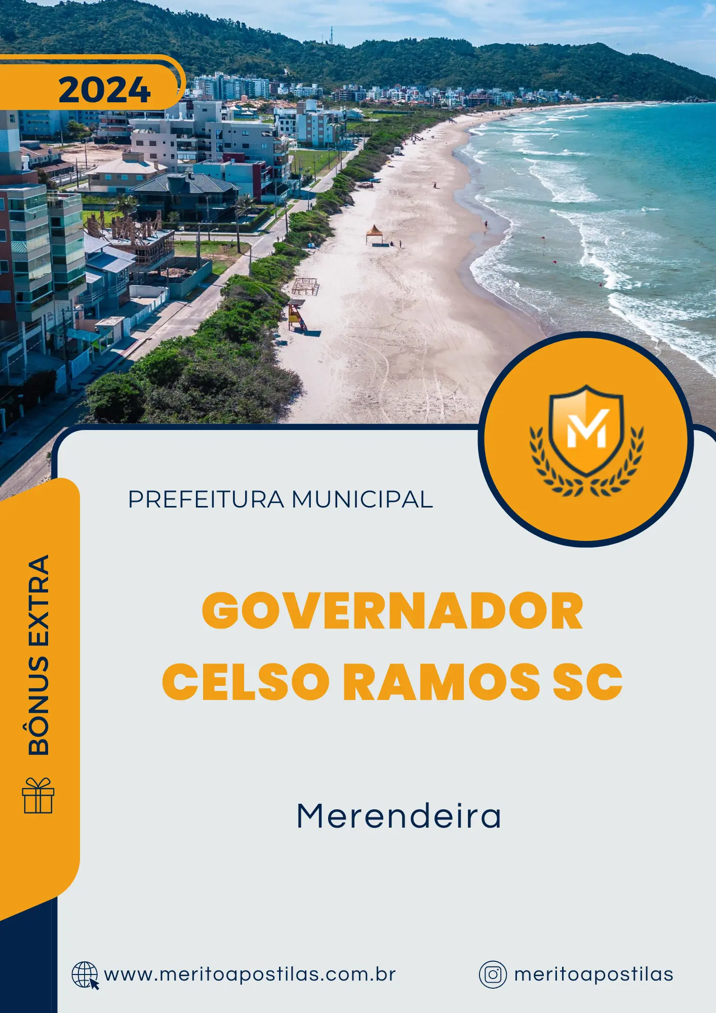 Apostila Merendeira Prefeitura de Governador Celso Ramos SC 2024