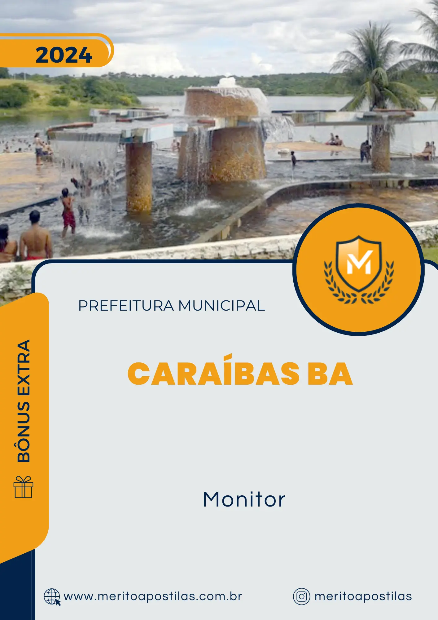 Apostila Monitor Concurso Prefeitura Caraíbas BA 2024