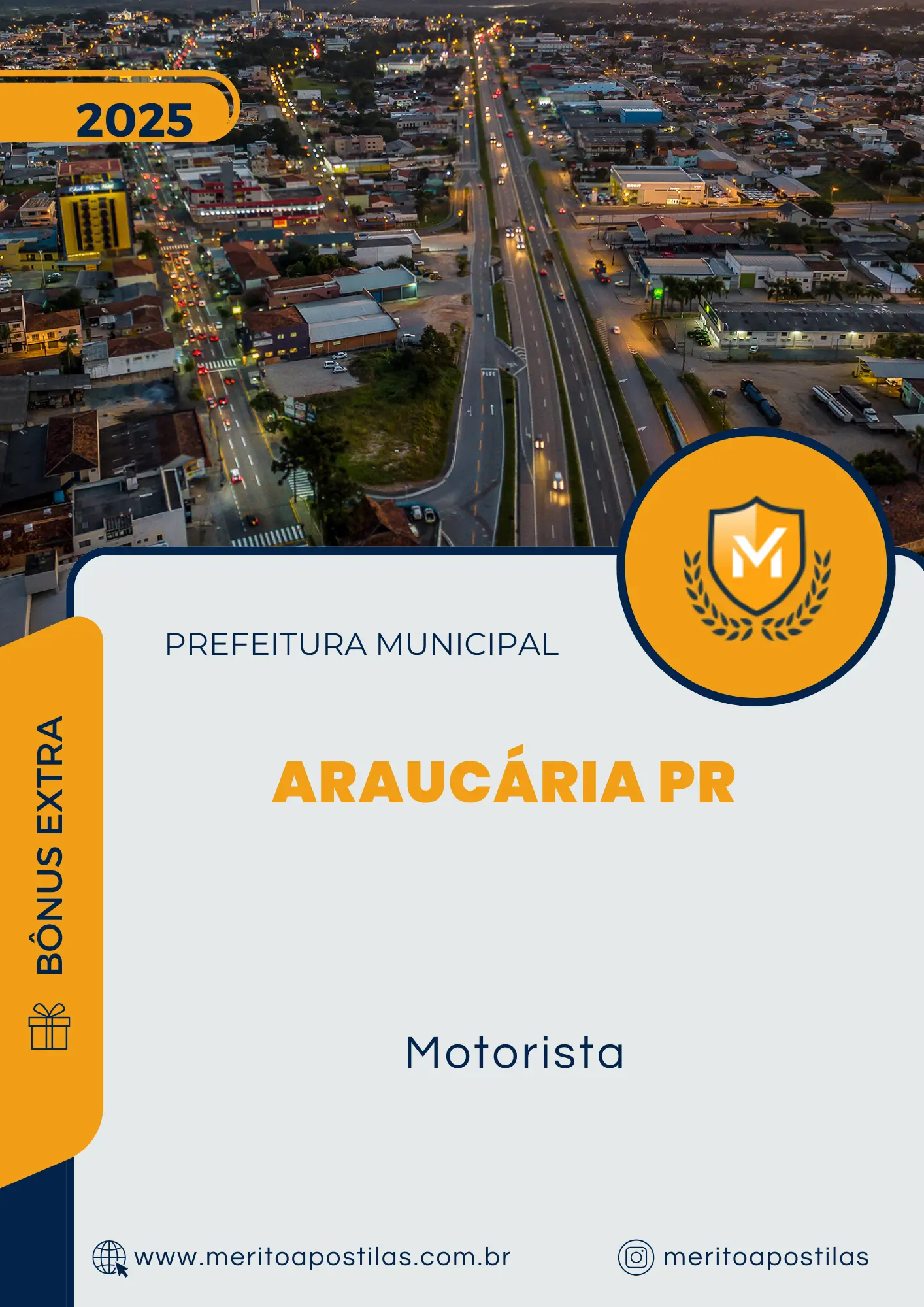 Apostila Motorista Prefeitura de Araucária PR 2025
