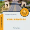 Apostila Motorista Processo Seletivo Vidal Ramos SC 2024