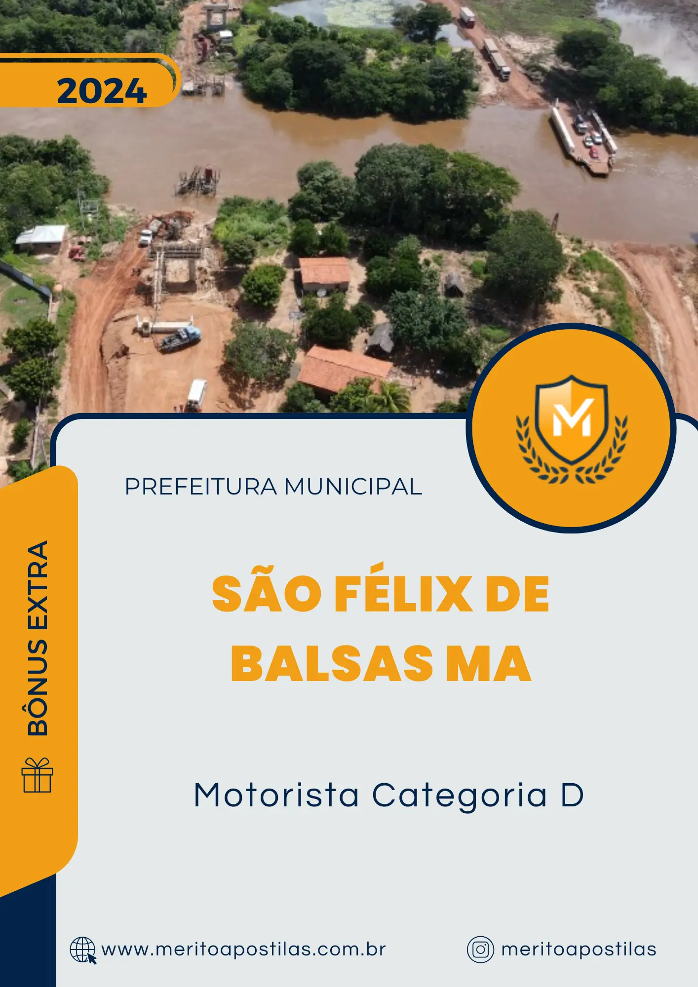 Apostila Motorista Categoria D Prefeitura de São Félix de Balsas MA 2024