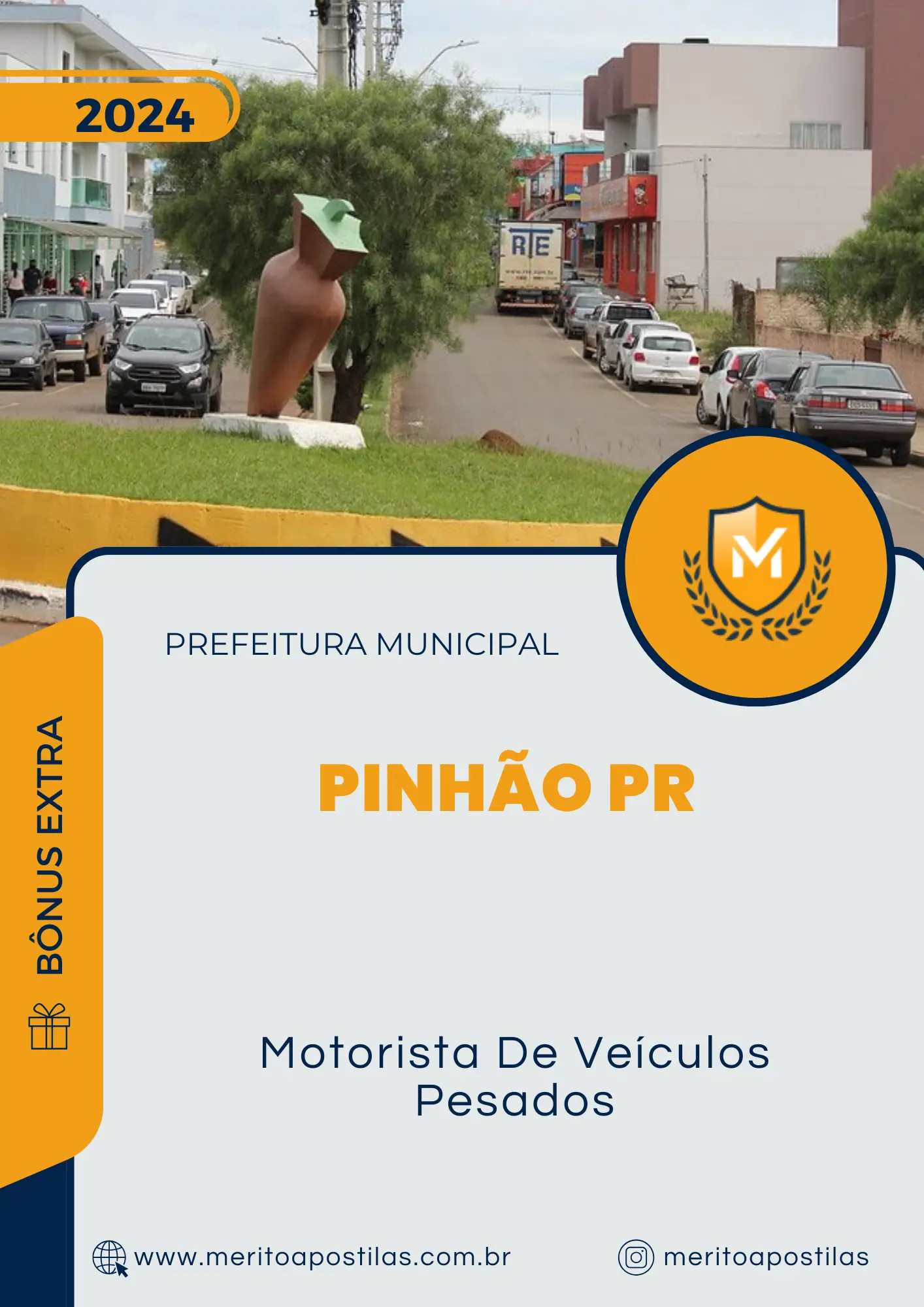 Apostila Motorista De Veículos Pesados Prefeitura de Pinhão PR 2024