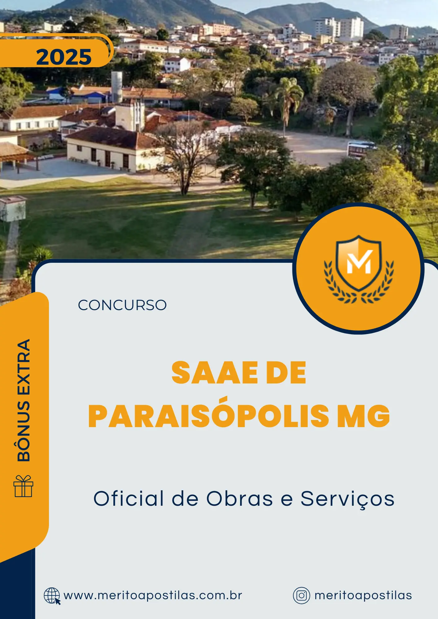 Apostila Oficial de Obras e Serviços Concurso SAAE de Paraisópolis MG 2025