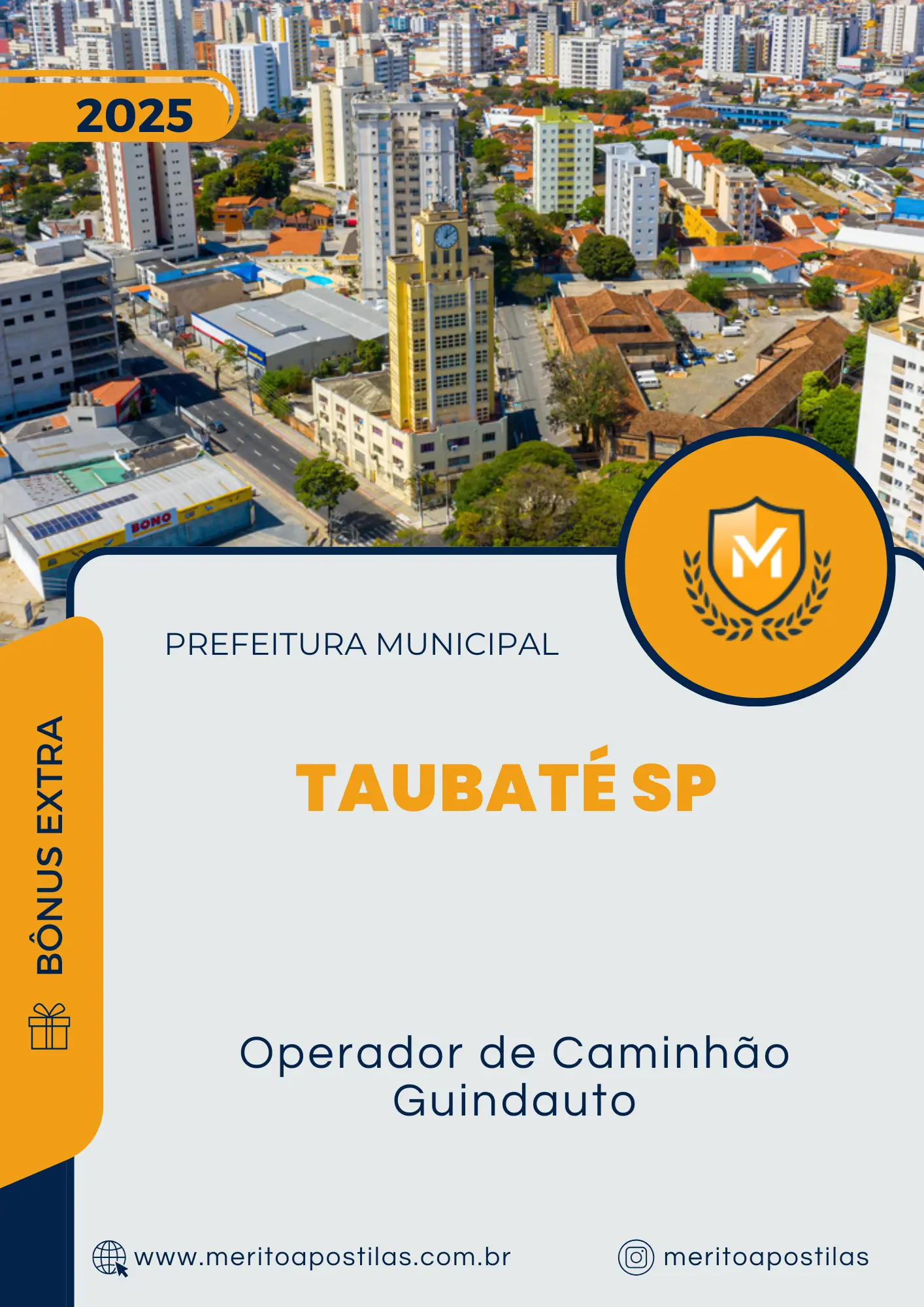 Apostila Operador de Caminhão Guindauto Prefeitura de Taubaté SP 2025