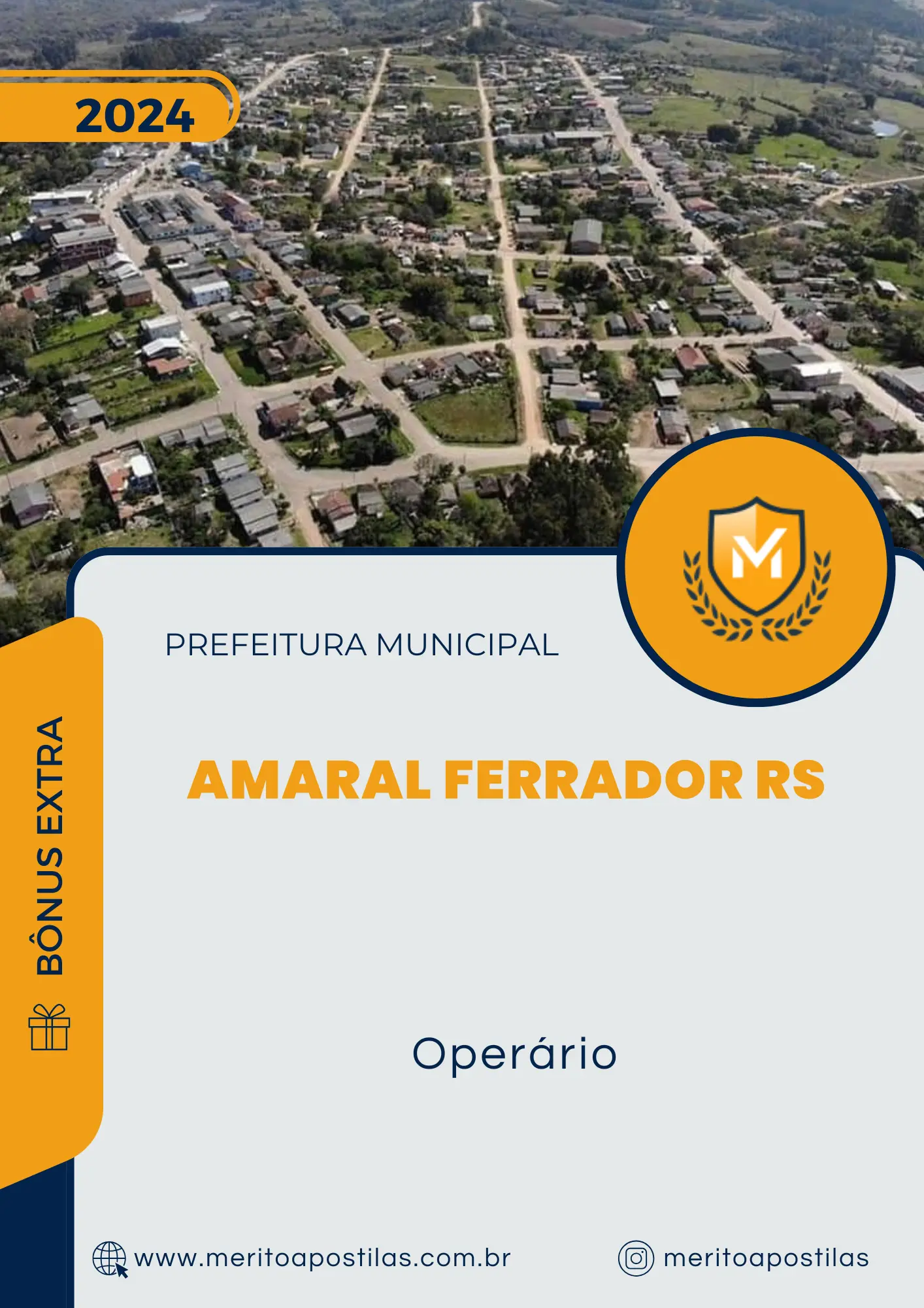 Apostila Operário Prefeitura de Amaral Ferrador RS 2024