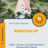 Apostila PEB II Ensino Fundamental II Educação Física Prefeitura de Buritizal SP 2024