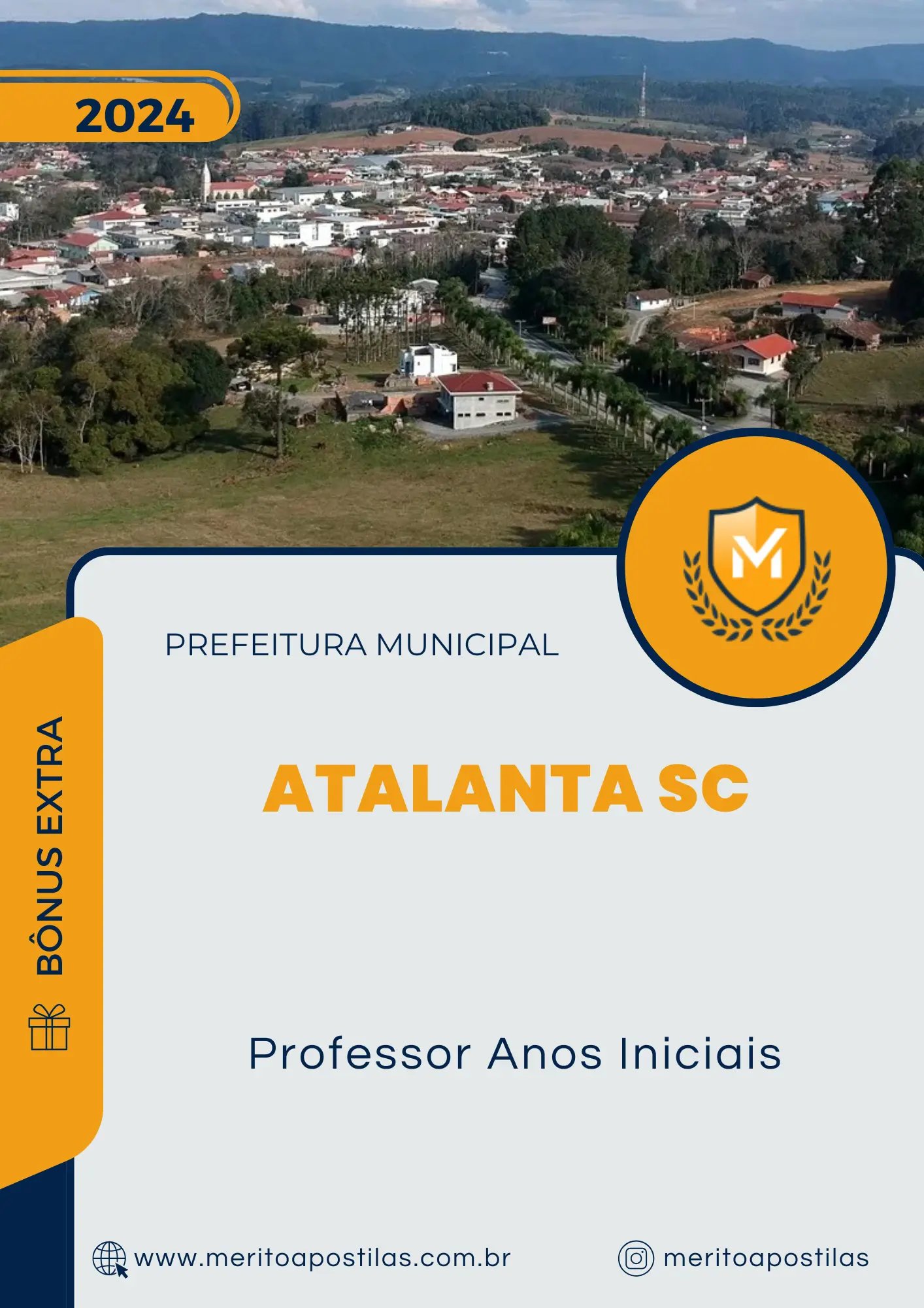 Apostila Professor Anos Iniciais Prefeitura de Atalanta SC 2024