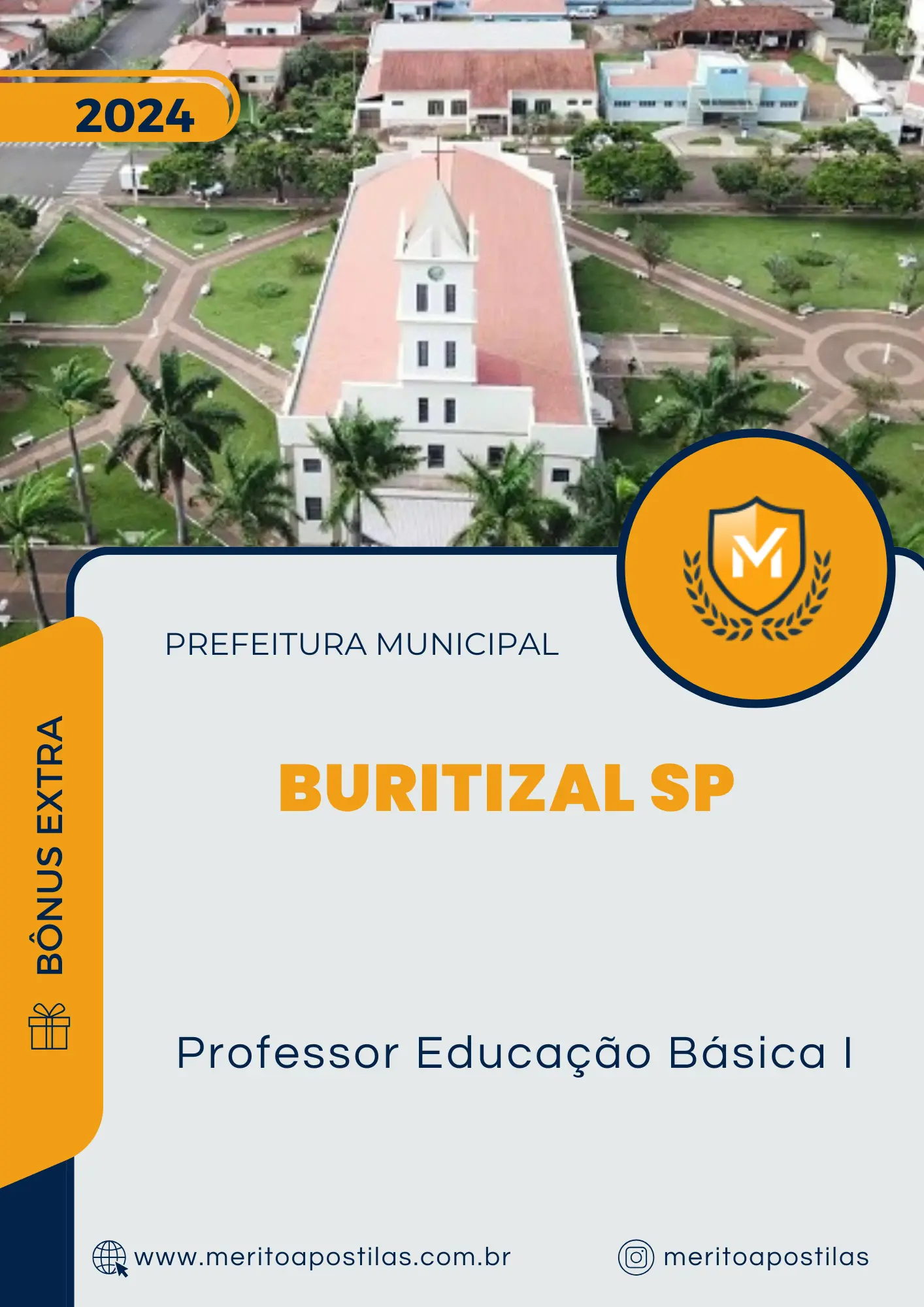 Apostila Professor Educação Básica I Prefeitura de Buritizal SP 2024