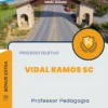 Apostila Professor Pedagogia Processo Seletivo Vidal Ramos SC 2024