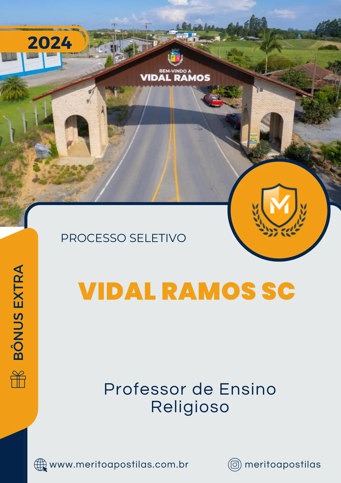 Apostila Professor de Ensino Religioso Processo Seletivo Vidal Ramos SC 2024