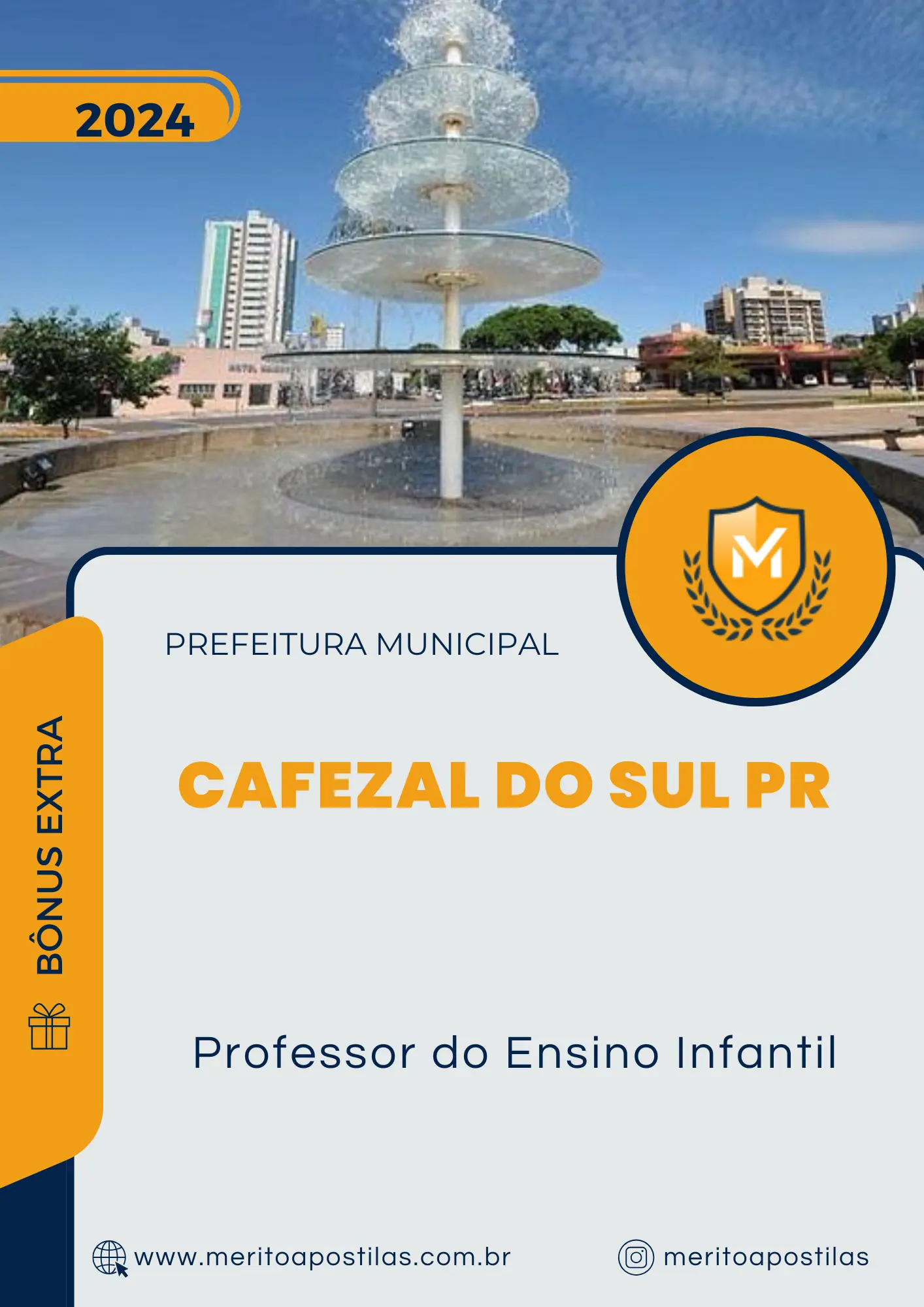 Apostila Professor do Ensino Infantil Prefeitura de Cafezal do Sul PR 2024