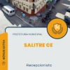 Apostila Recepcionista Prefeitura de Salitre CE 2024