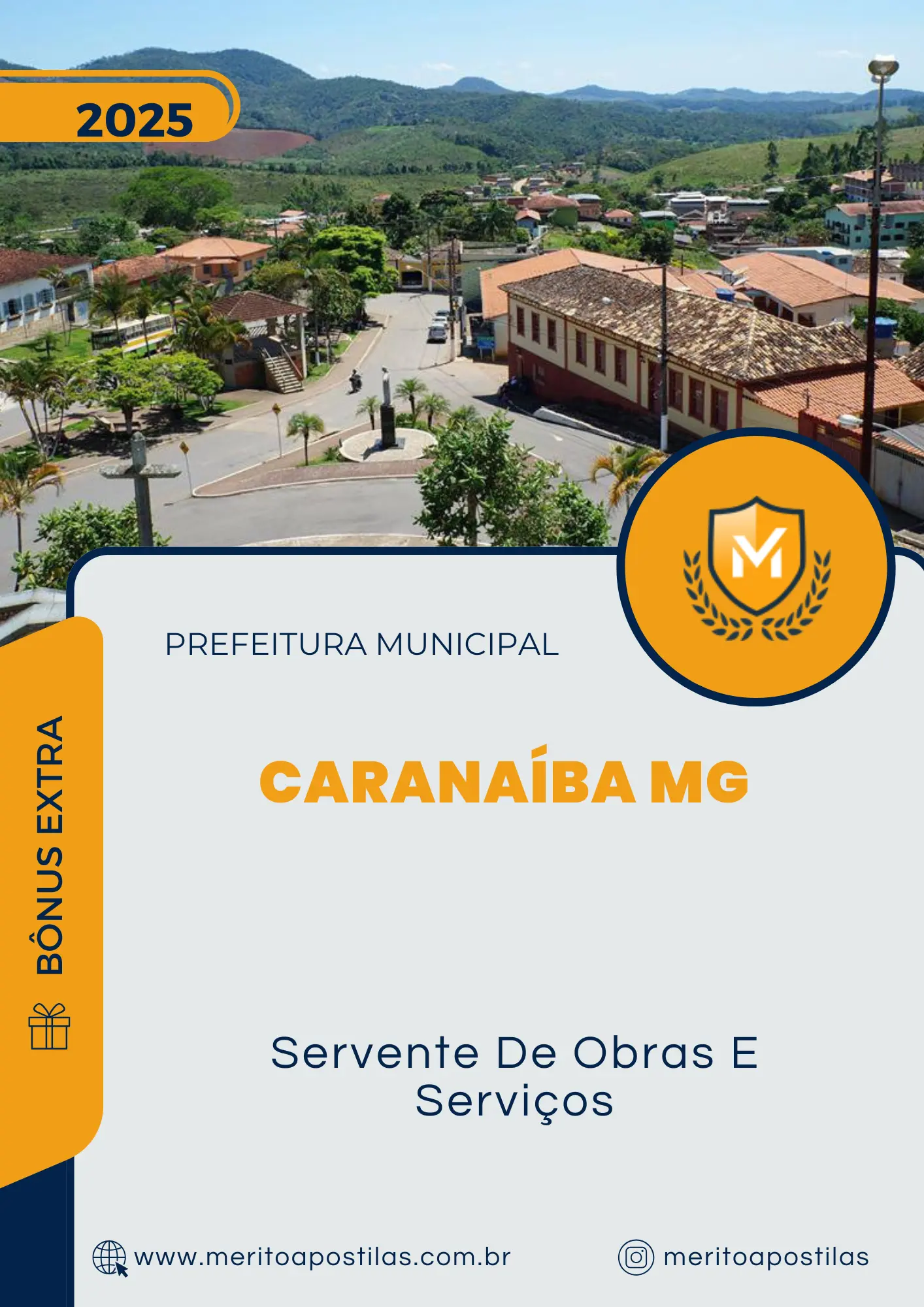 Apostila Servente De Obras E Serviços Prefeitura de Caranaíba MG 2025