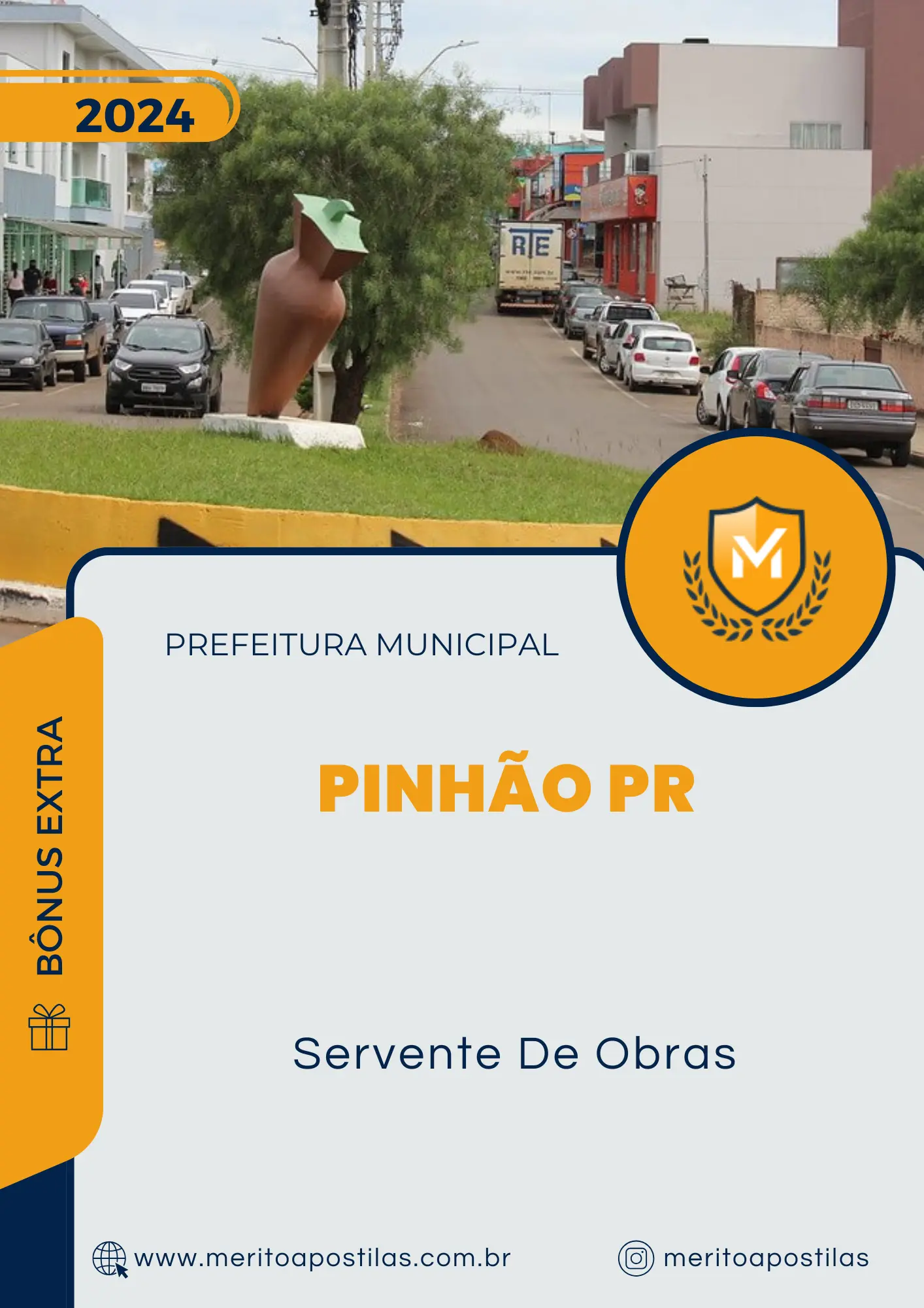 Apostila Servente De Obras Prefeitura de Pinhão PR 2024