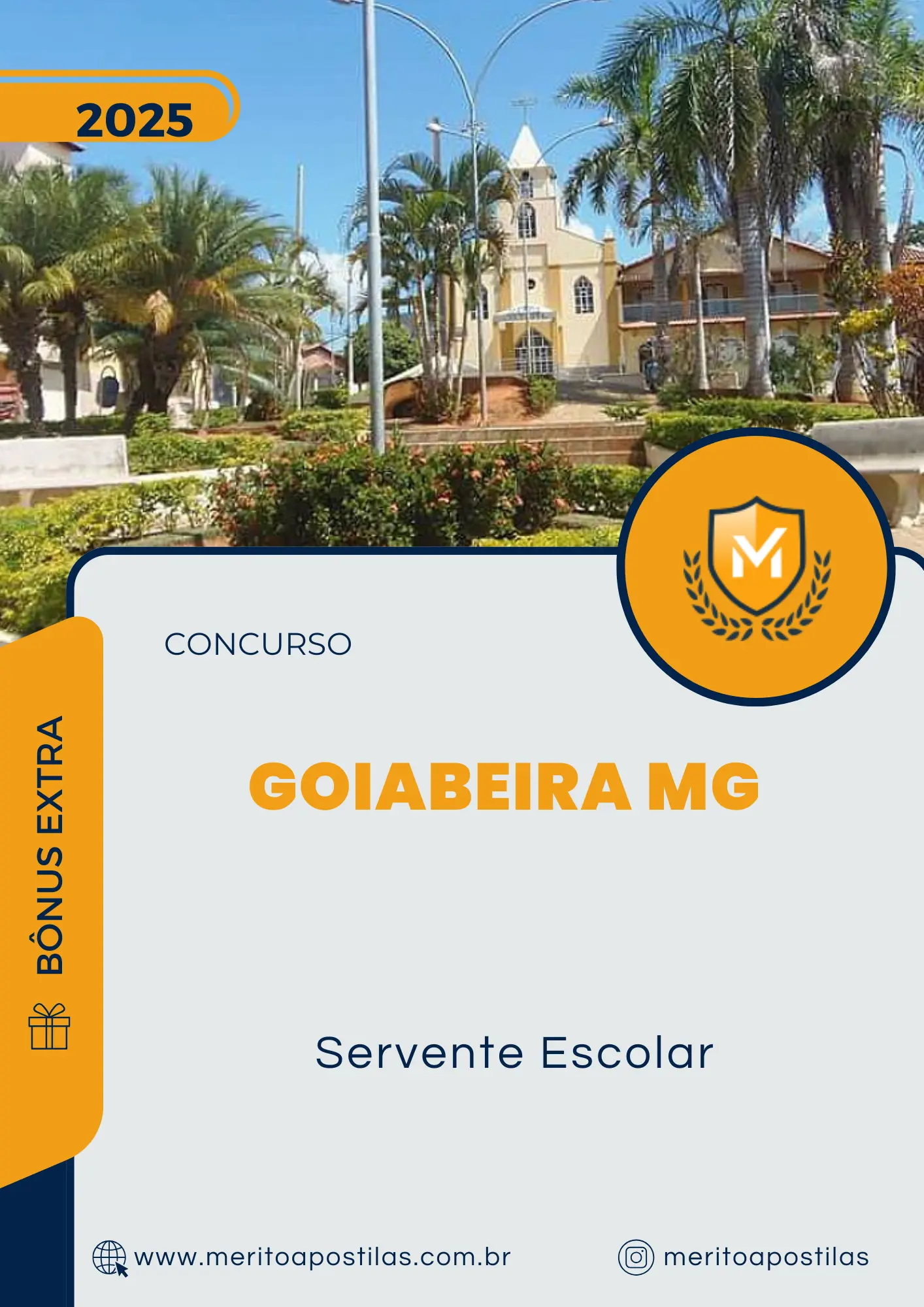 Apostila Servente Escolar Concurso Goiabeira MG 2025