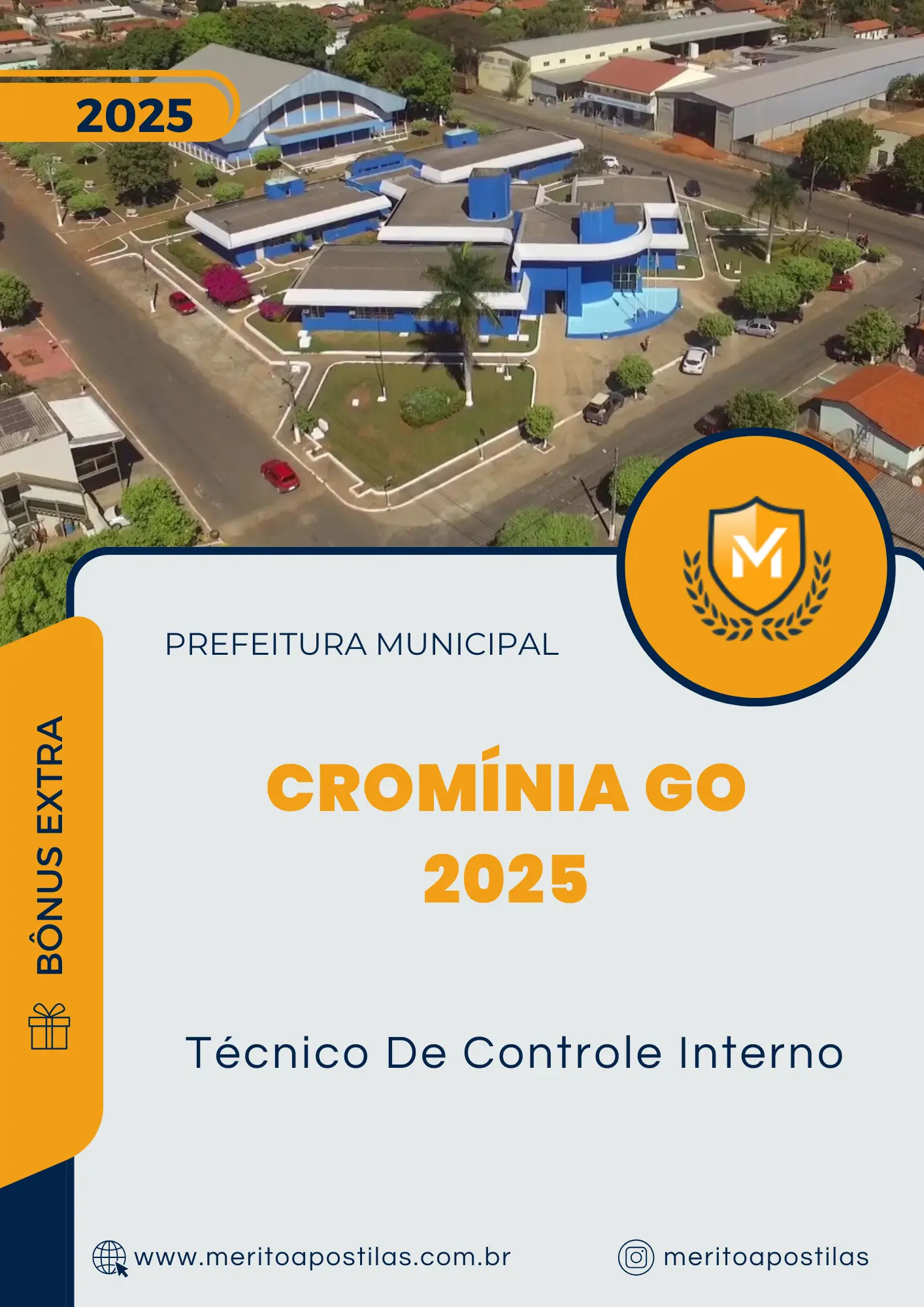 Apostila Técnico De Controle Interno Prefeitura de Cromínia GO 2025