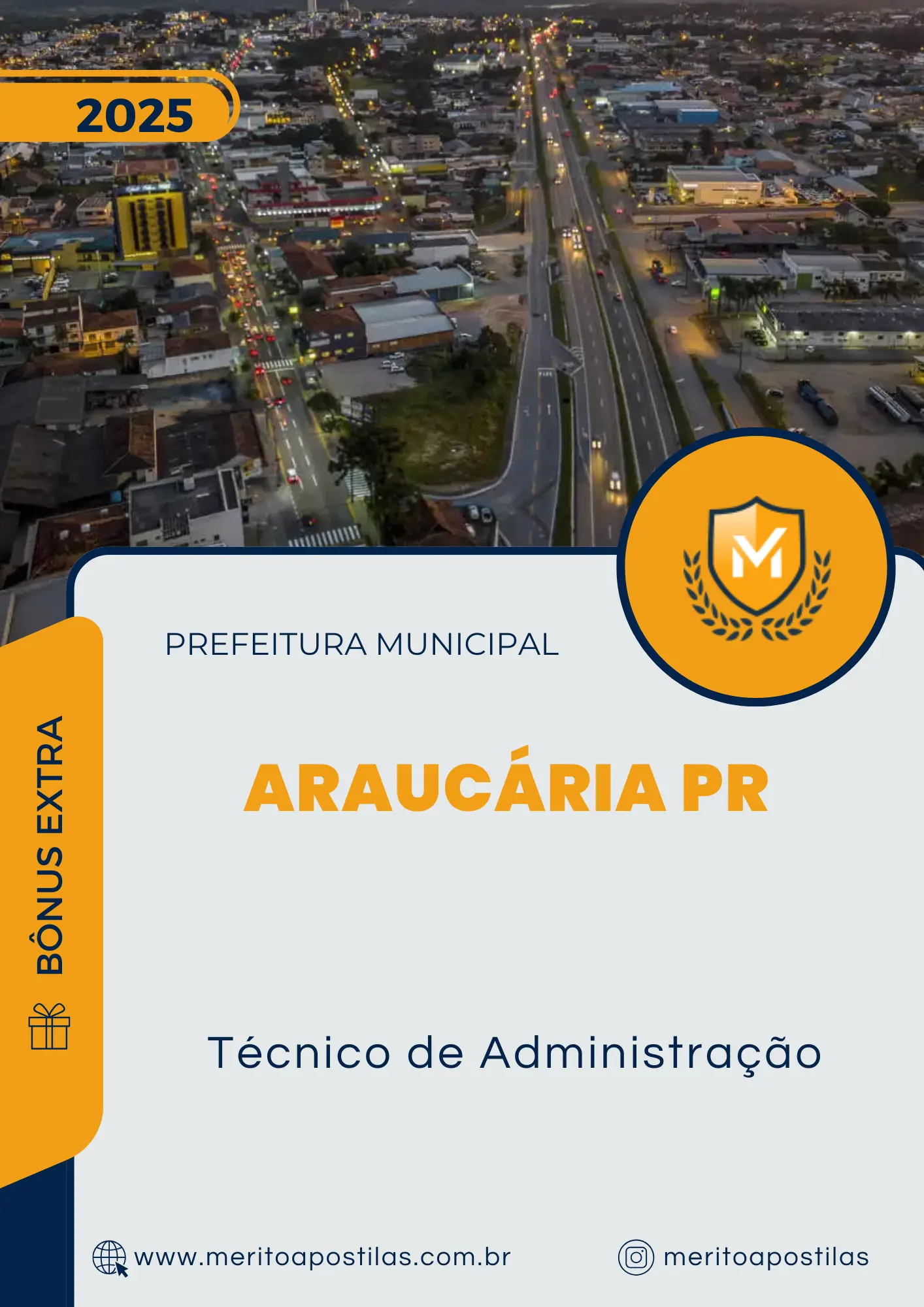 Apostila Técnico de Administração Prefeitura de Araucária PR 2025