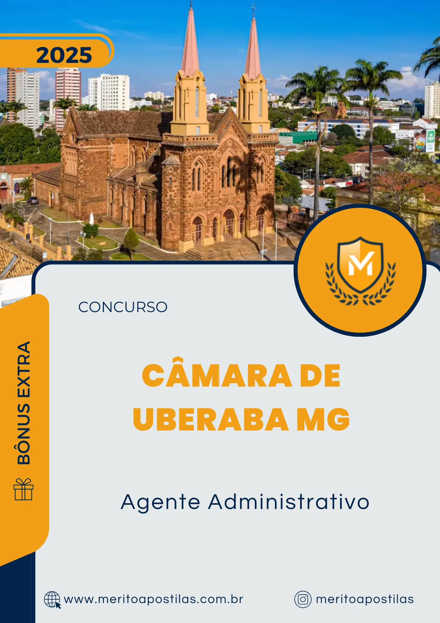 Apostila Agente Administrativo Câmara de Uberaba MG 2025