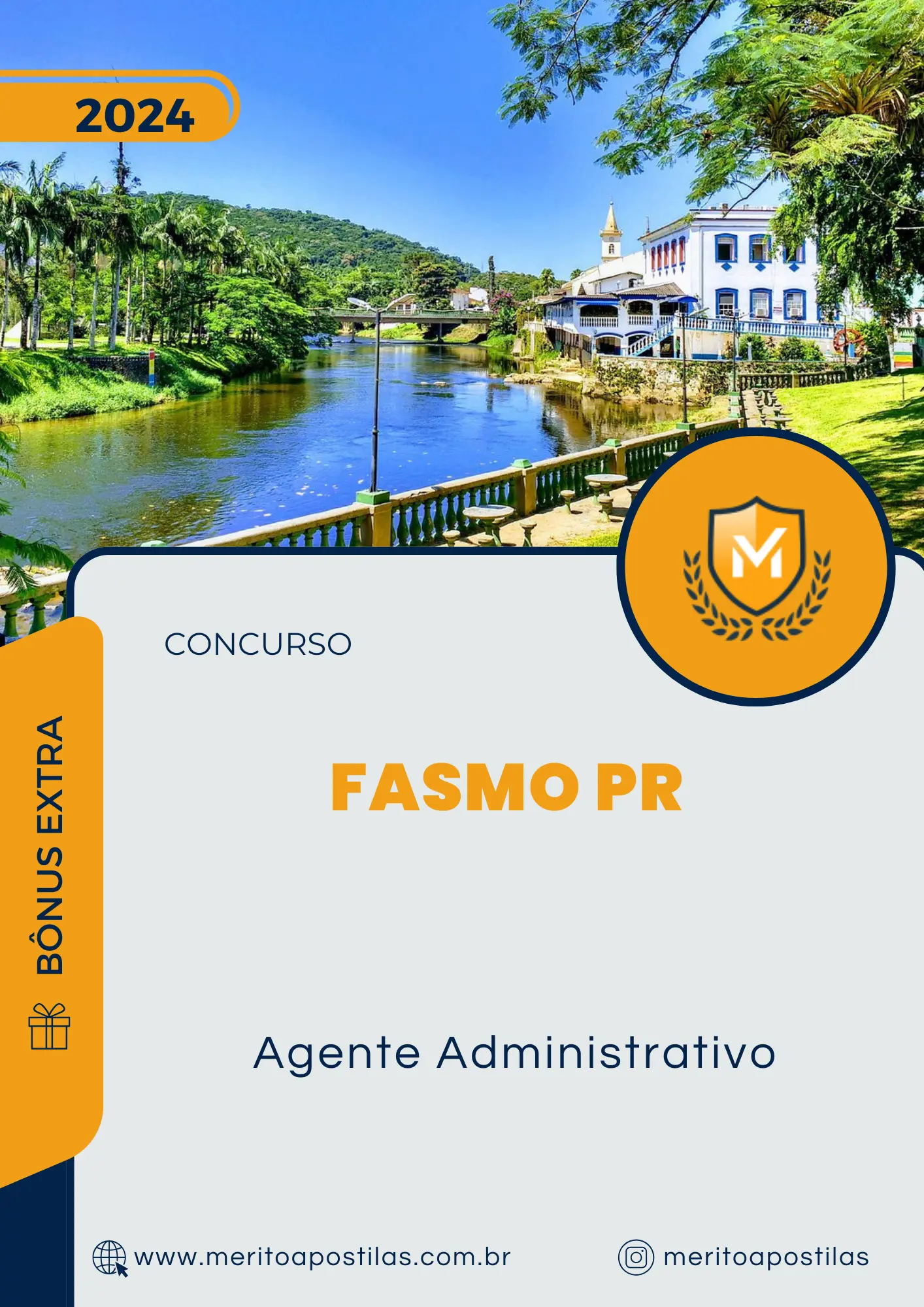 Apostila Agente Administrativo Concurso FASMO PR 2024